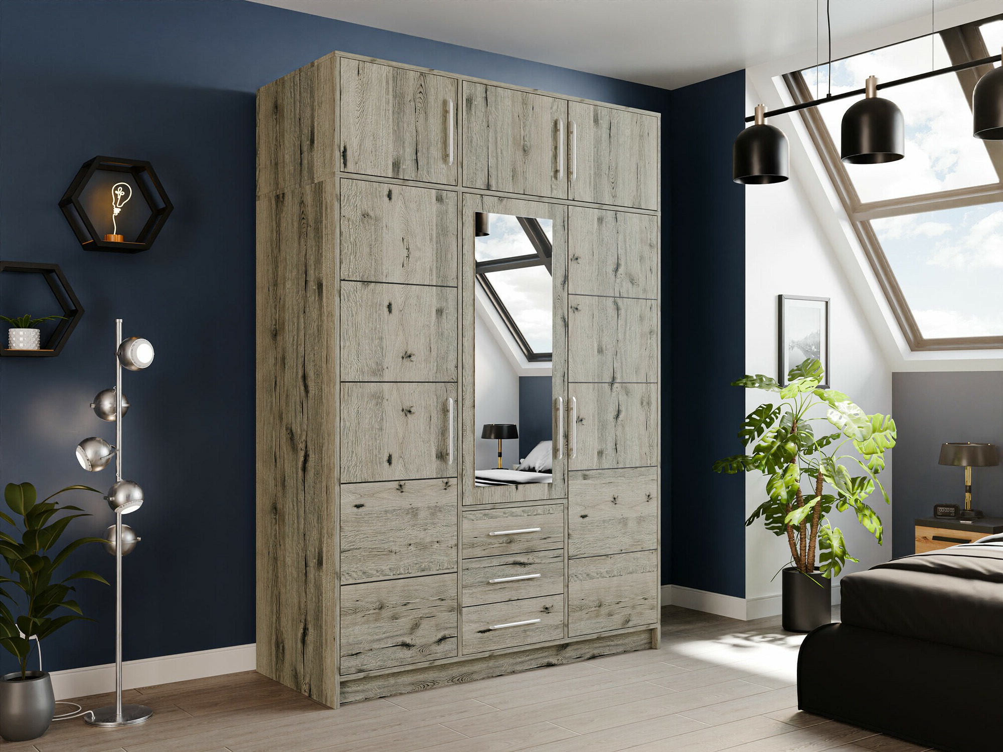 Garderobna omara Dortivu 153 (Wellington hrast)