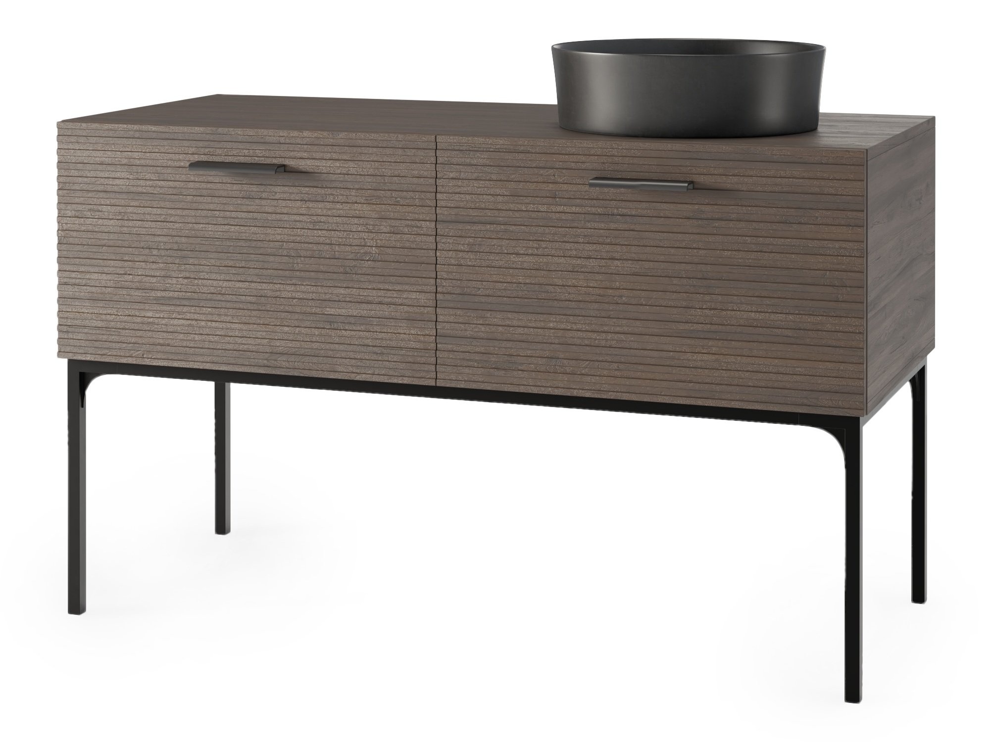 Prostostoječa kopalniška omarica za umivalnik Burleson 508