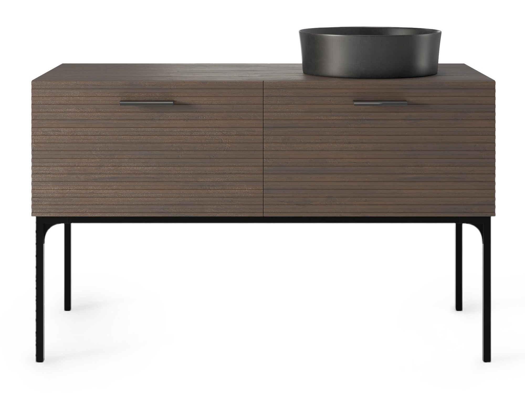 Prostostoječa kopalniška omarica za umivalnik Burleson 508