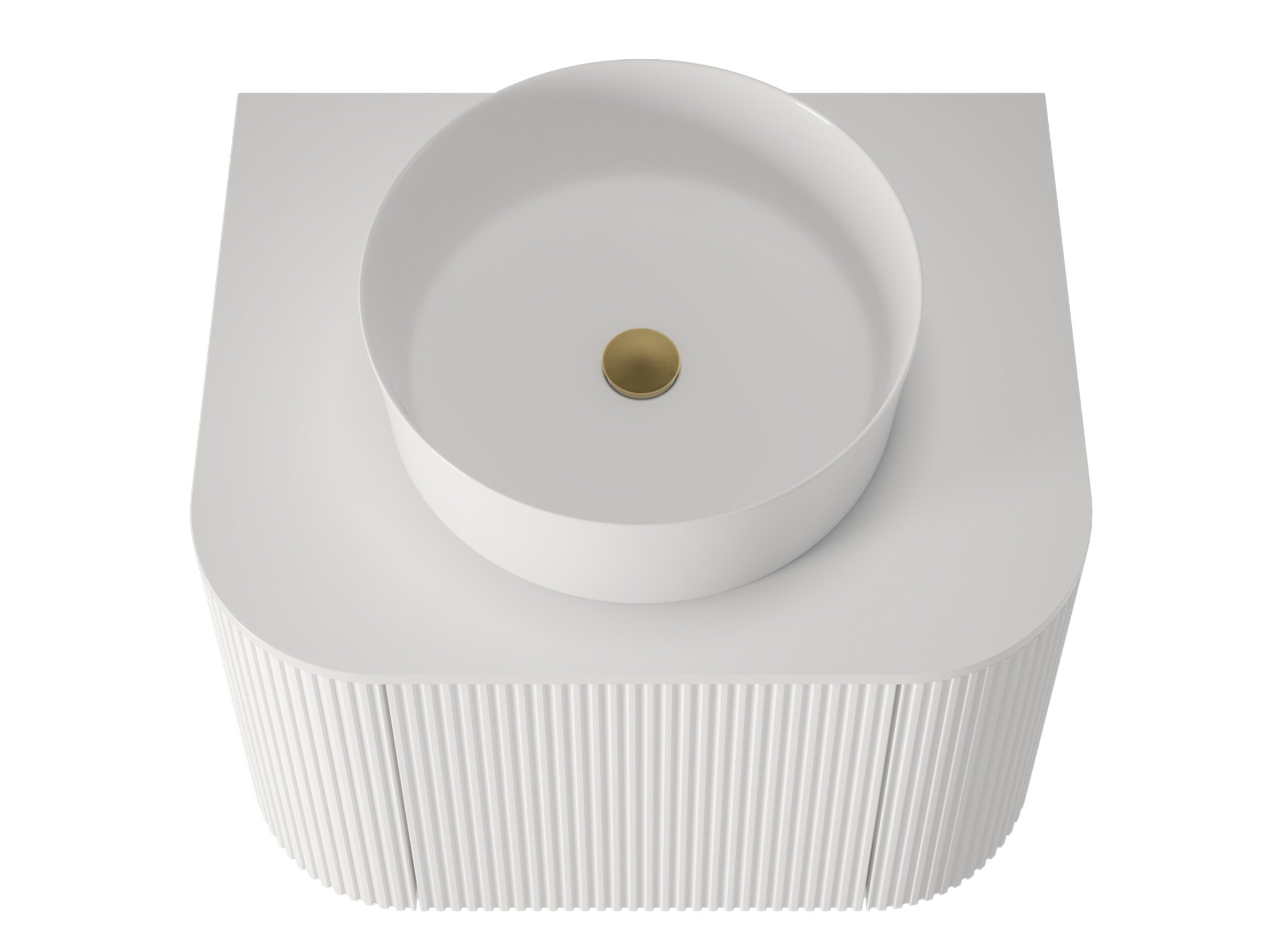 Viseča kopalniška omarica za umivalnik Burleson 504