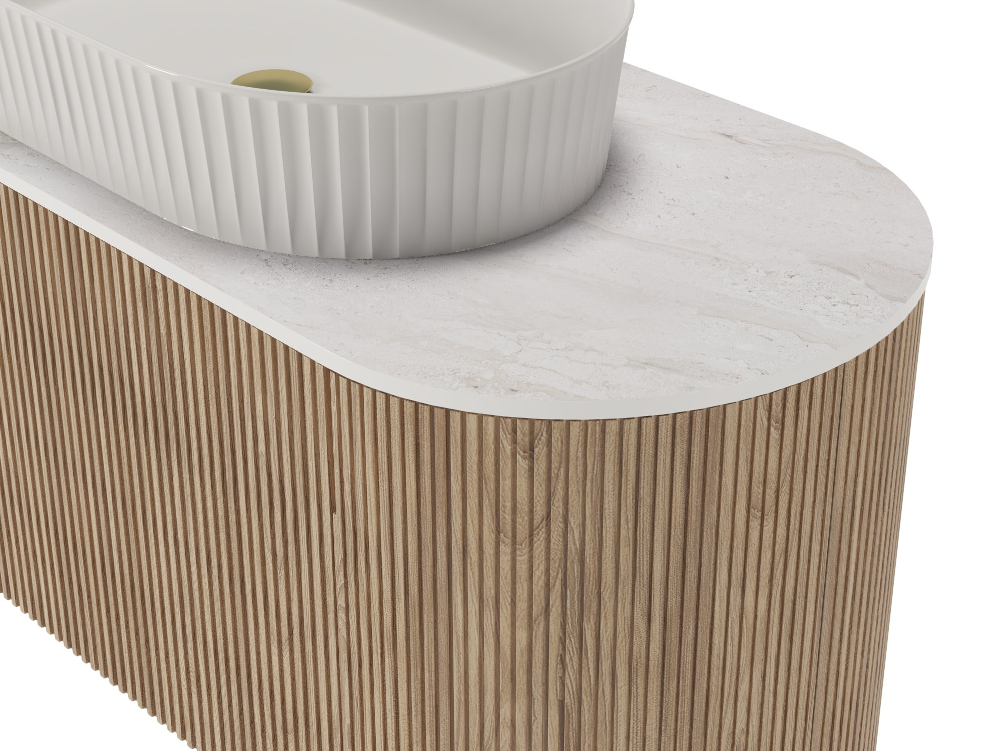 Viseča kopalniška omarica za umivalnik Burleson 507