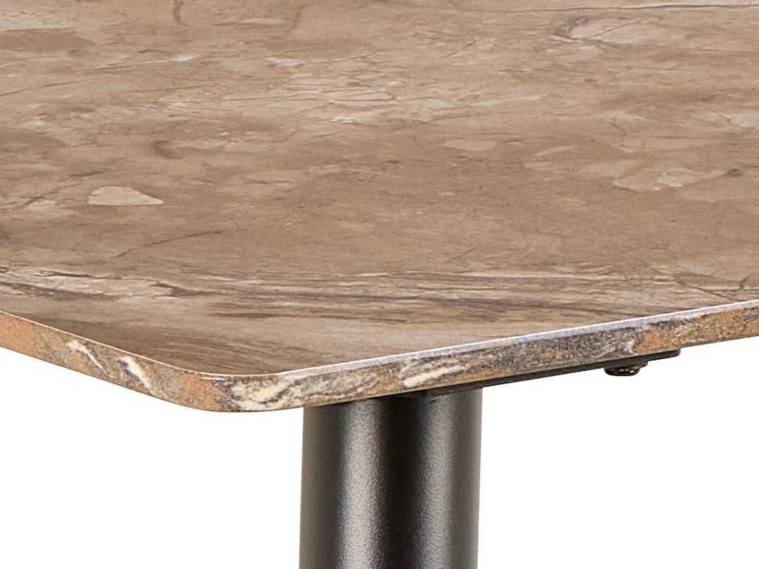 Jedilniški komplet Norsica 1012 (Taupe + Črna)