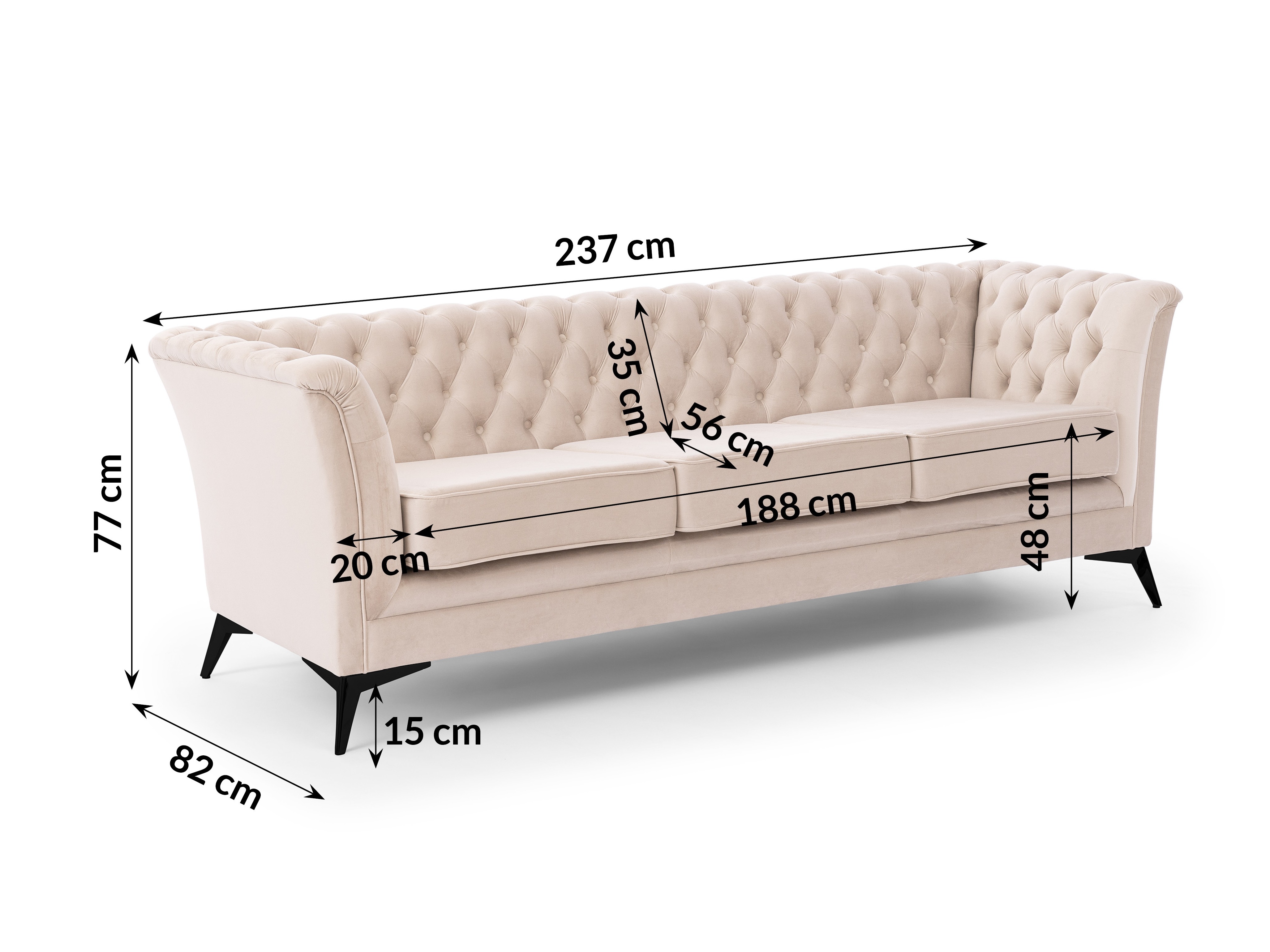 Kavč Rocklin 120 (Riviera 21)