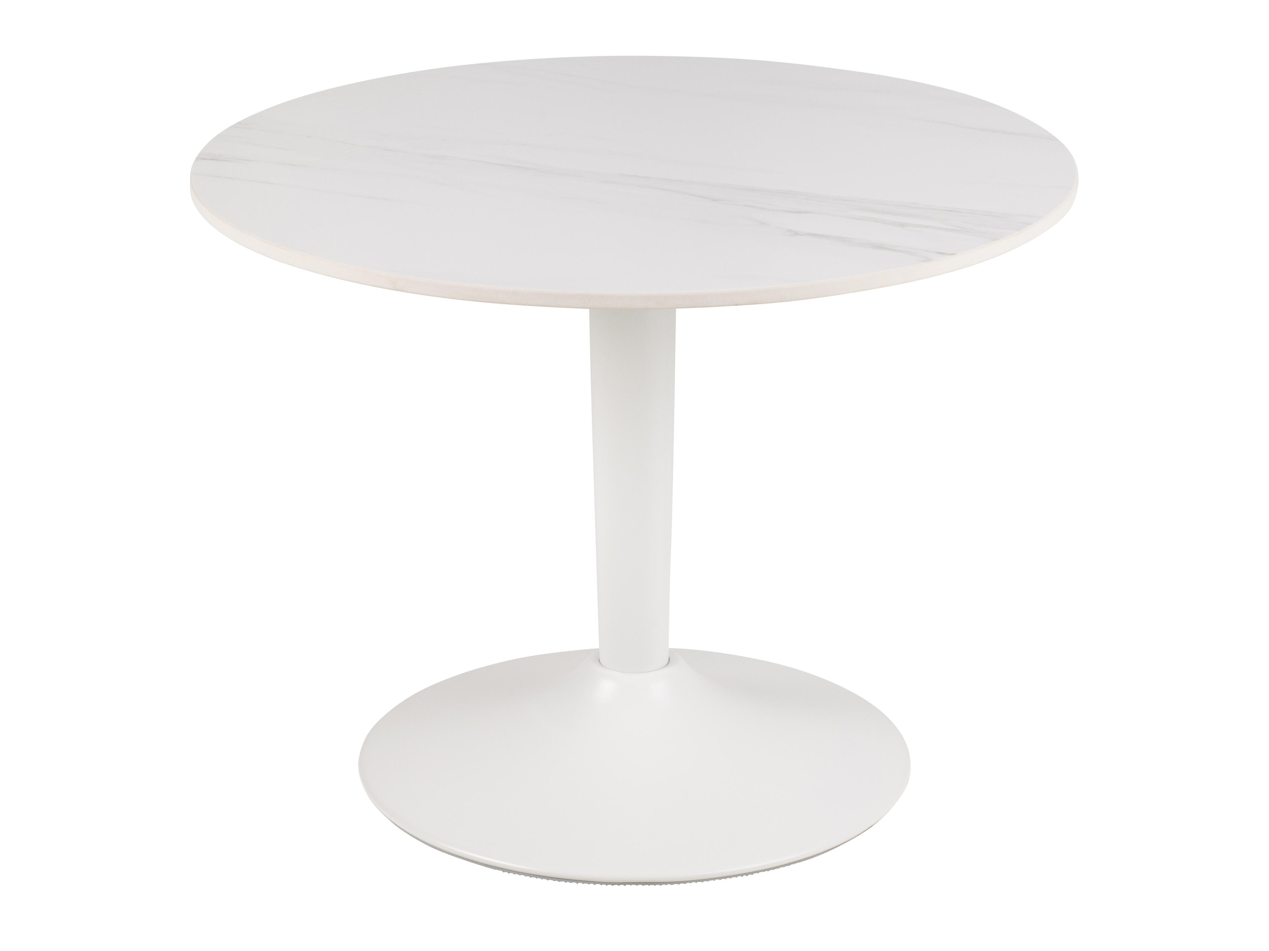 Klubska mizica Norsica 742 (Beli marmor)