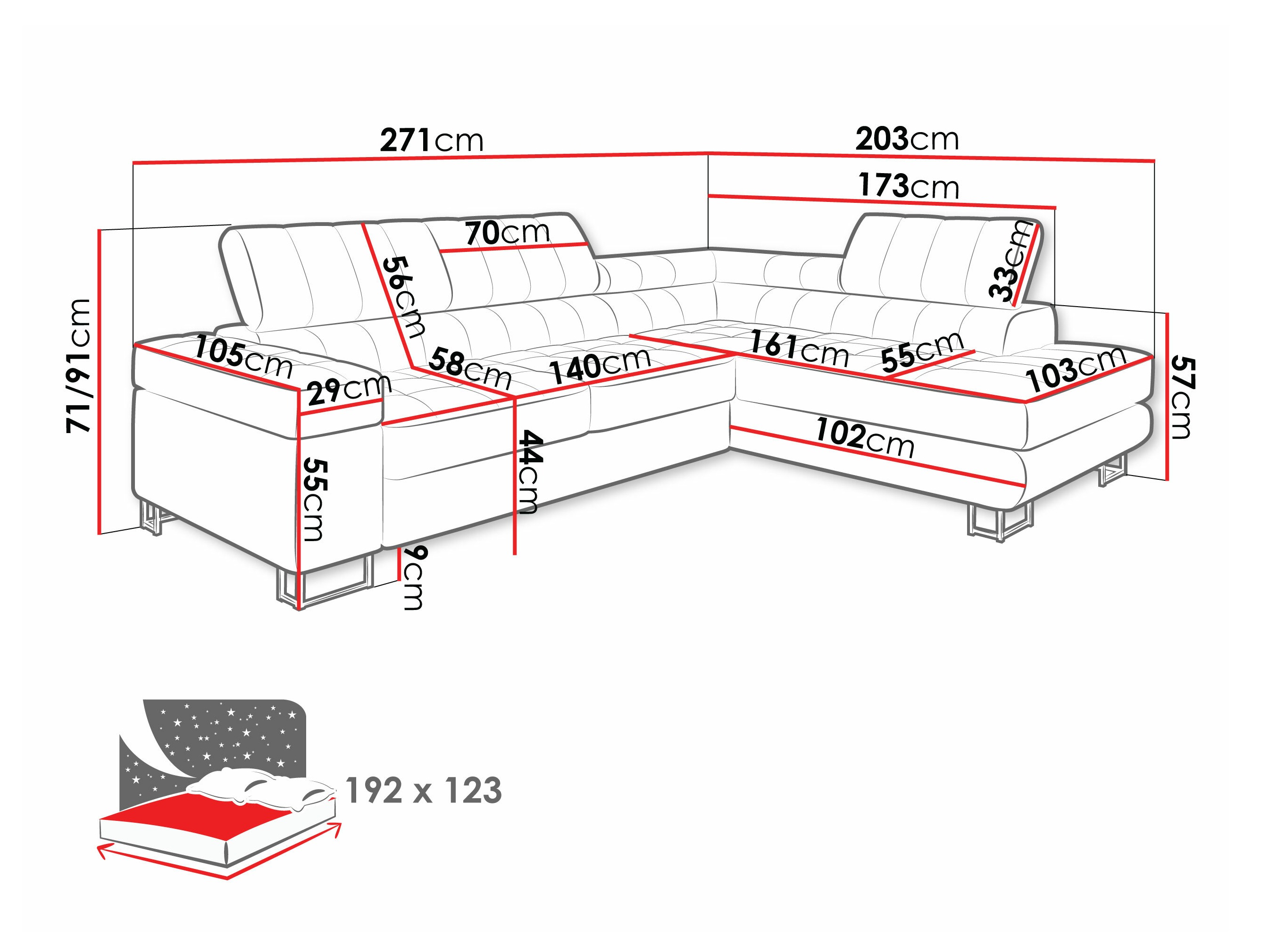 Kotna garnitura Comfivo 247 (Sorriso 04)