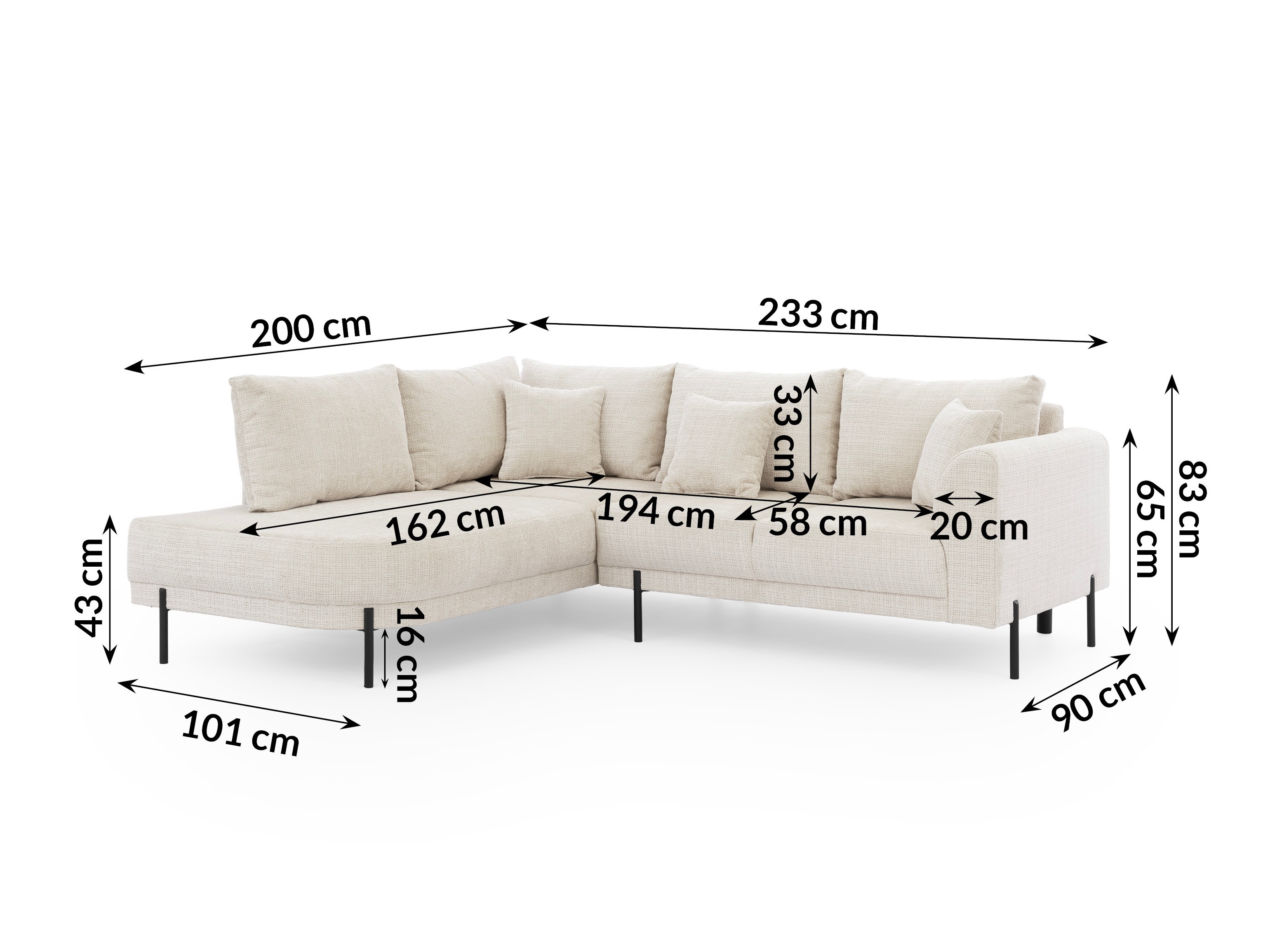 Kotna garnitura Rocklin 123 (Cremona 02)