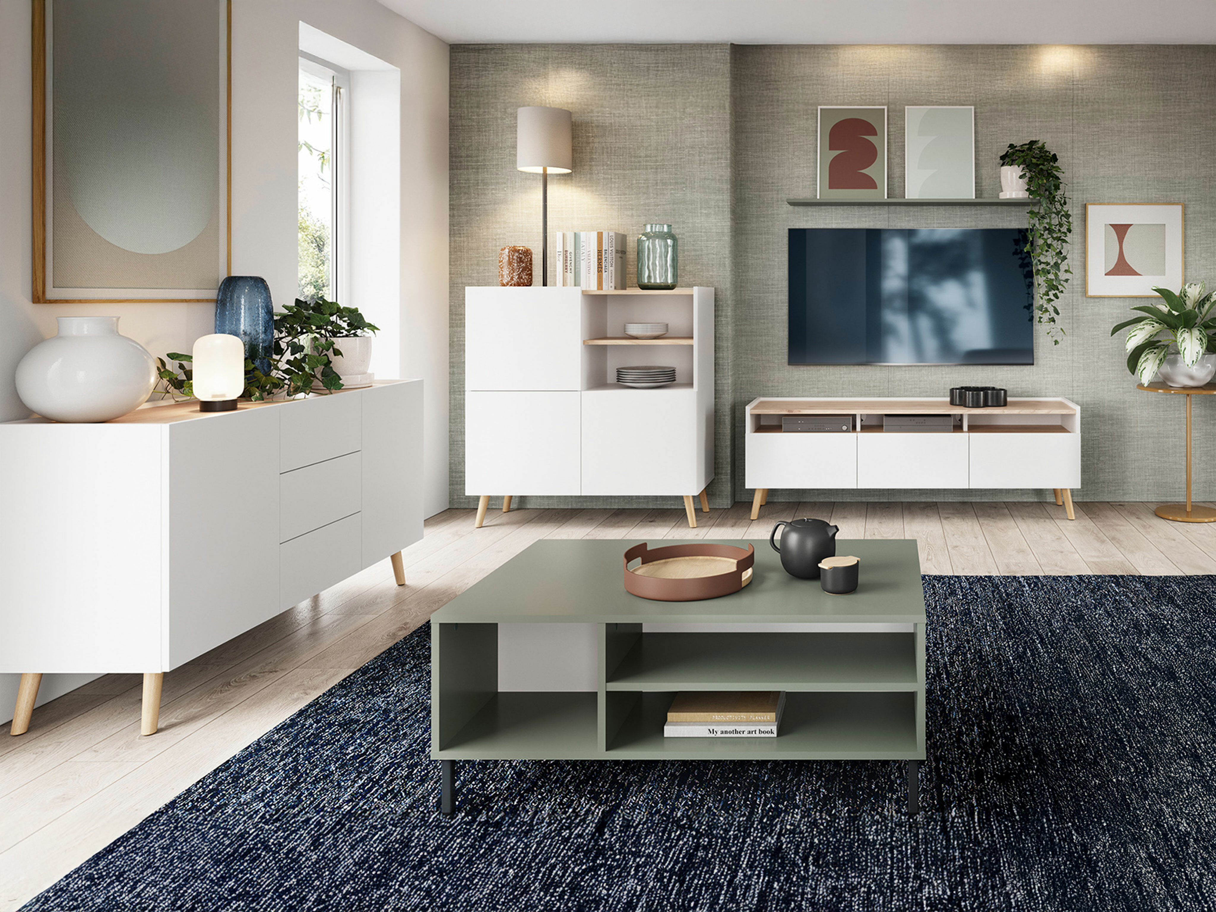 Komoda Monmelo 101 (Bela)