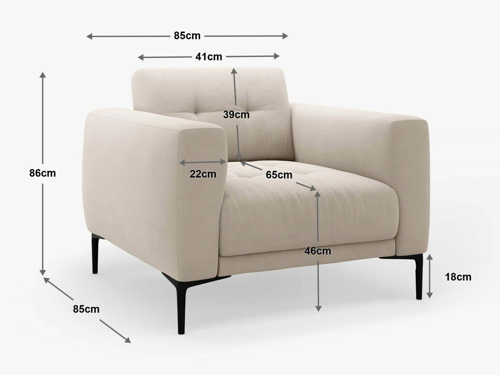 Fotelj Sermoro 108 (Sorella 58)