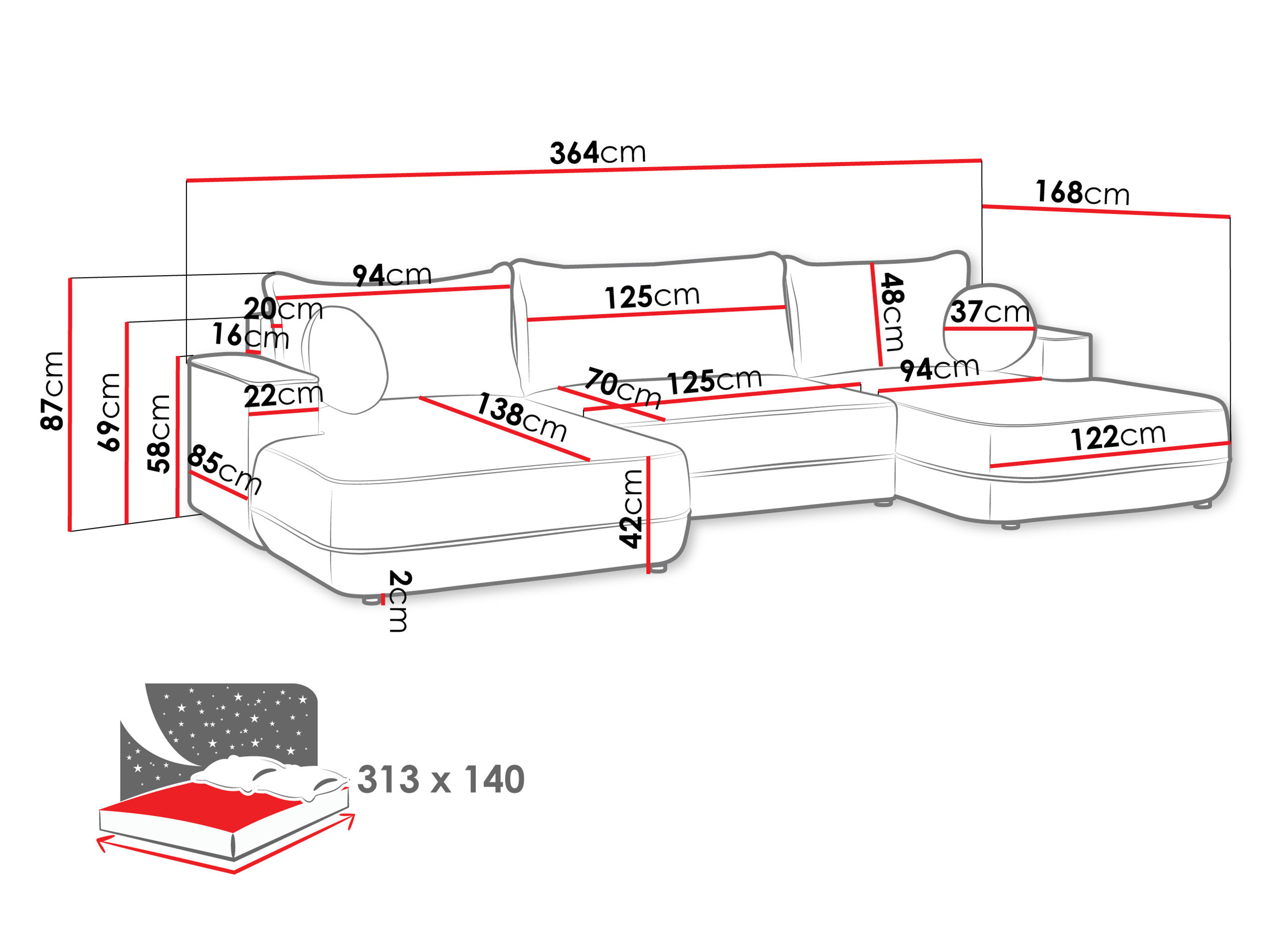 Kotna garnitura Magal (Velo 621)