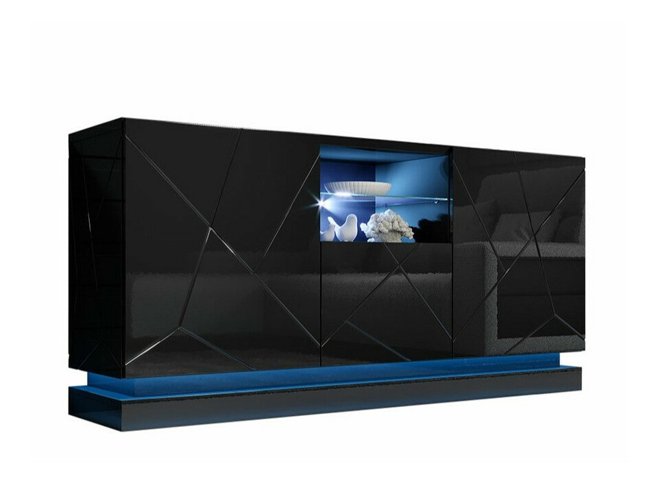 Omarica Charlotte 186 (Črna + Sijaj črna)