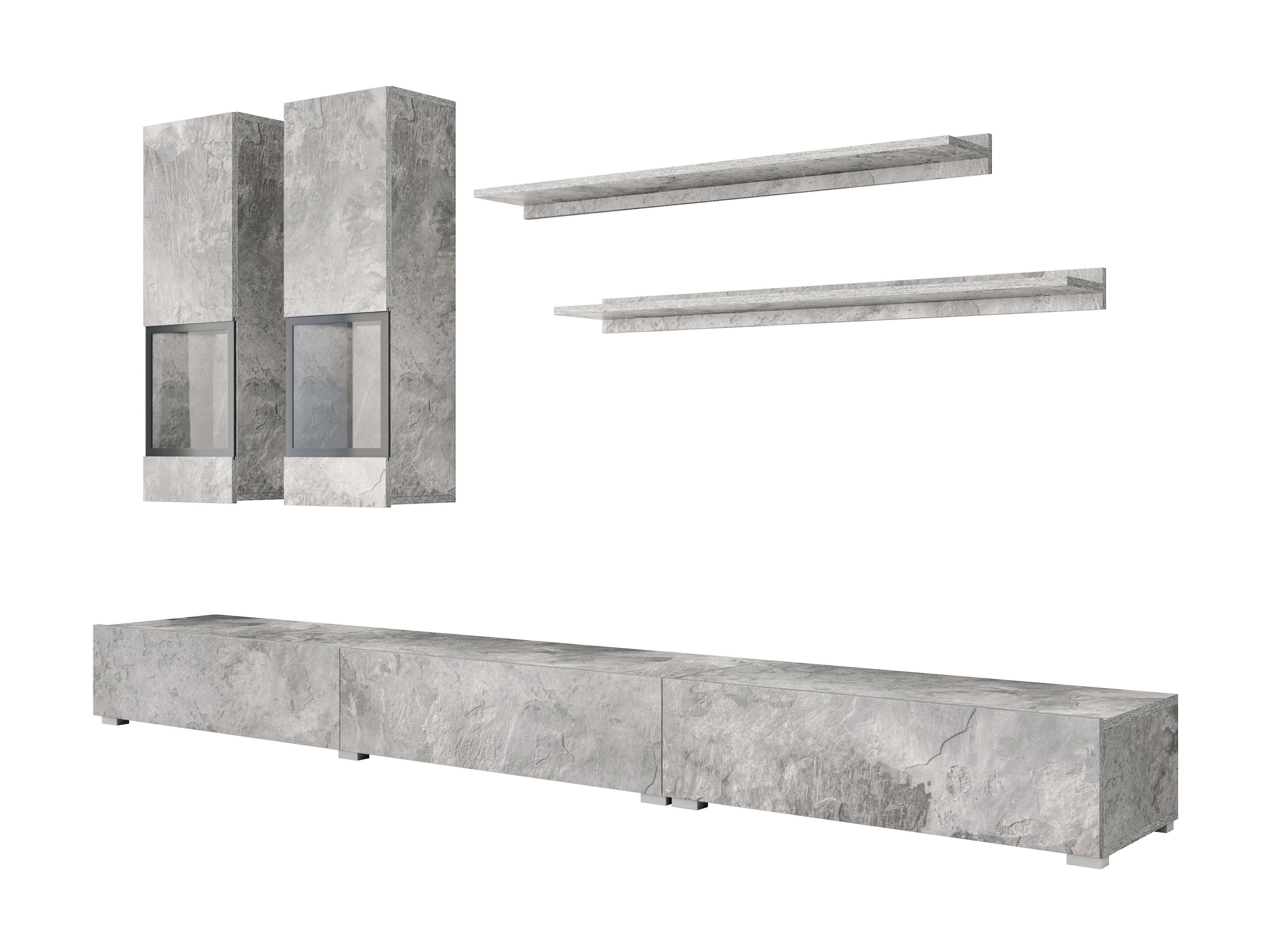 Komplet za dnevno sobo Serodeu 104 (Beton)