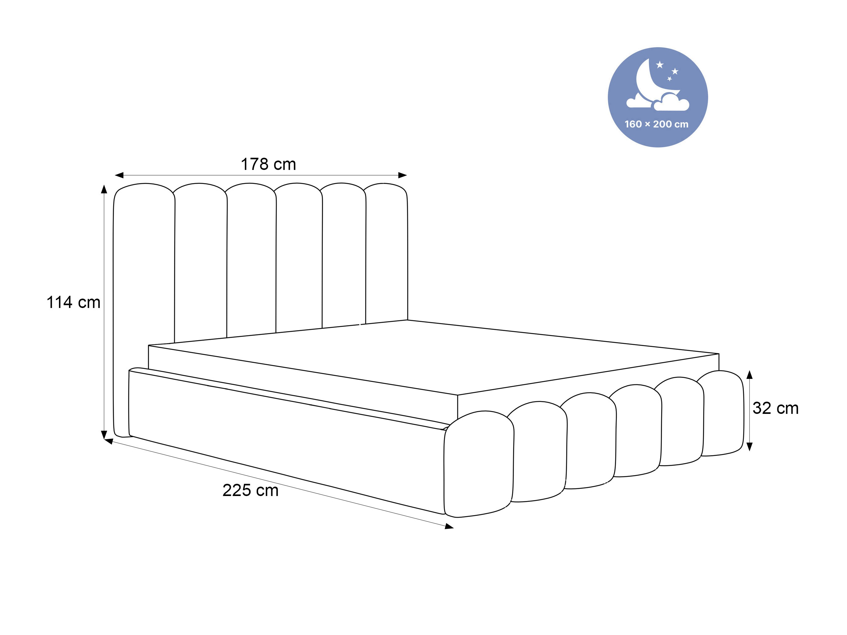 Postelja Hesperia 100 (Lumi 04)