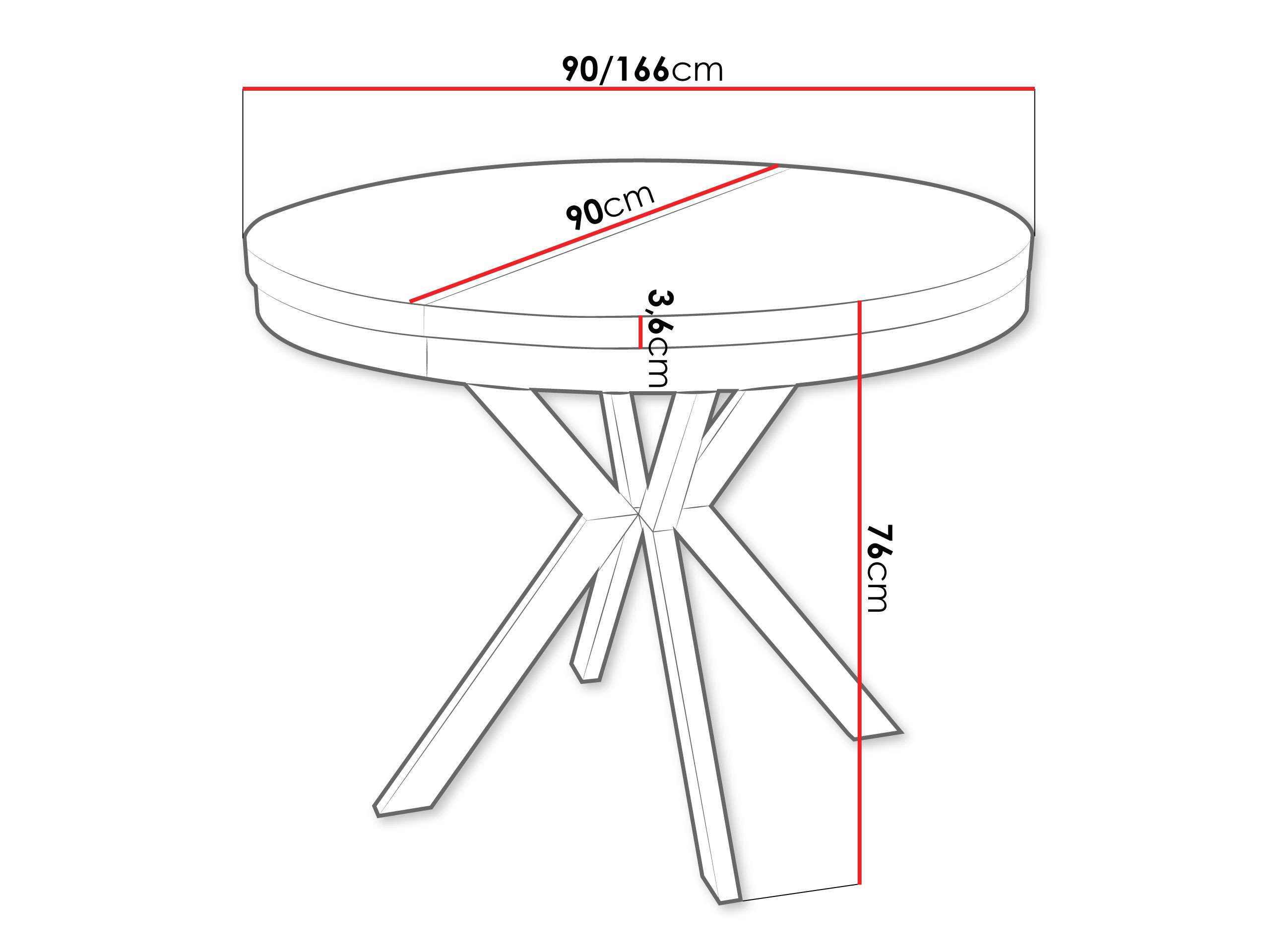 Miza Oswego 155 (Črni marmor + Zlata)