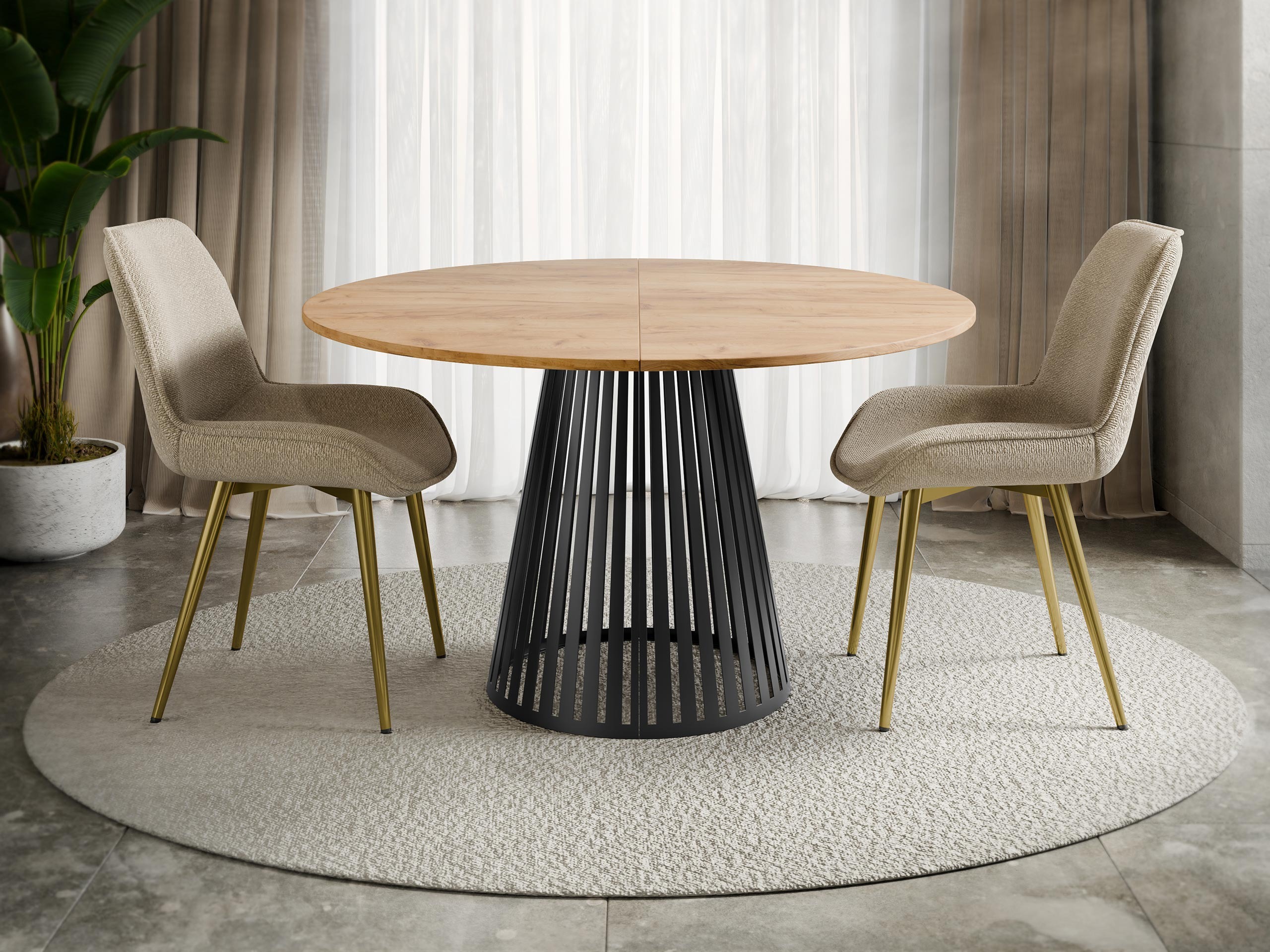 Miza Prudentia II (Craft zlati hrast)