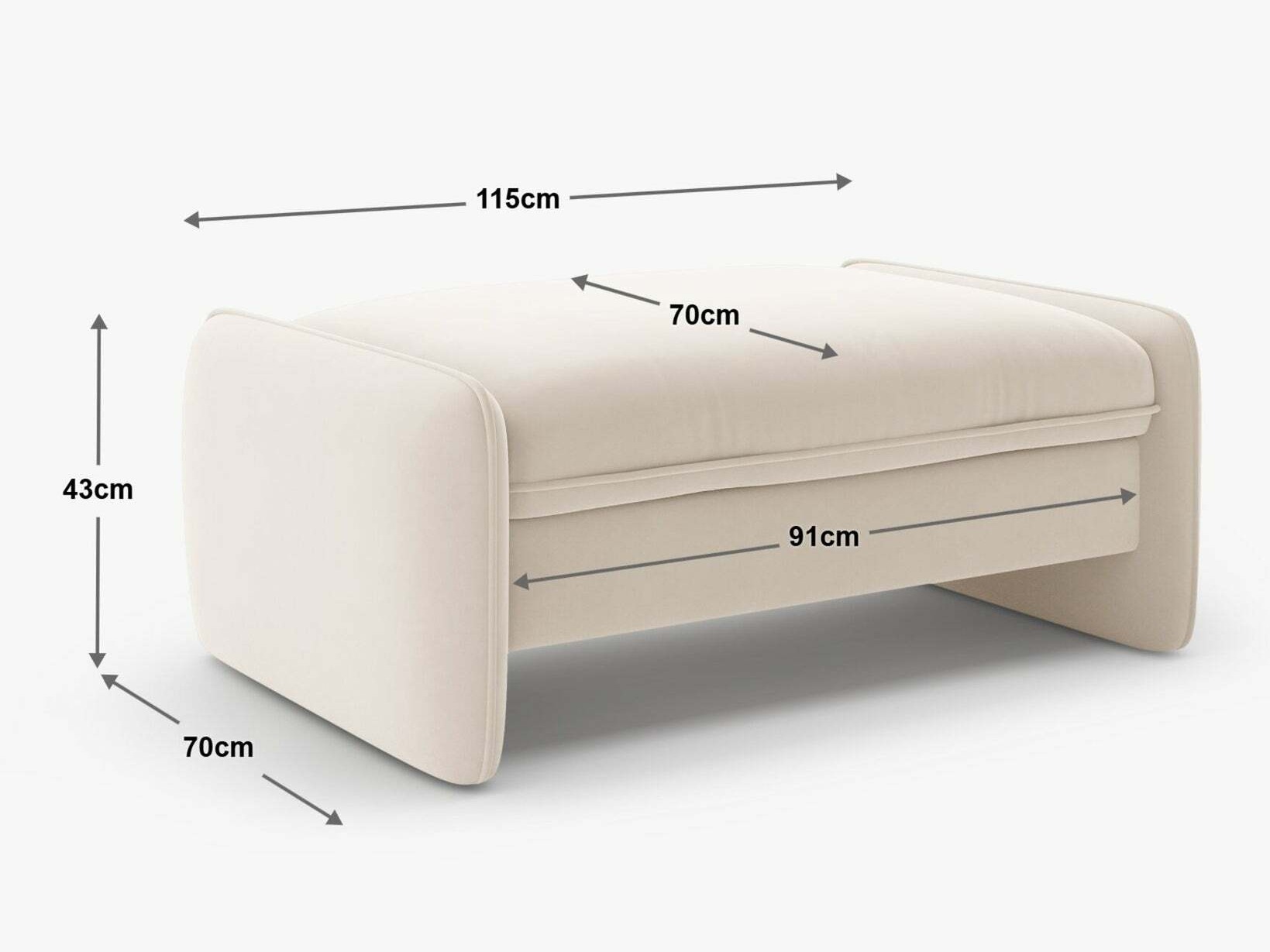 Klop z oblazinjenjem Romsero 103 (Magic Velvet 2299)