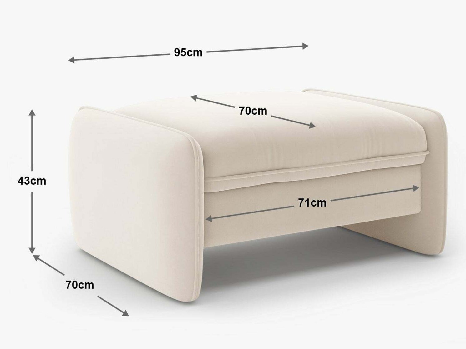 Tabure Romsero 104 (Magic Velvet 2219)