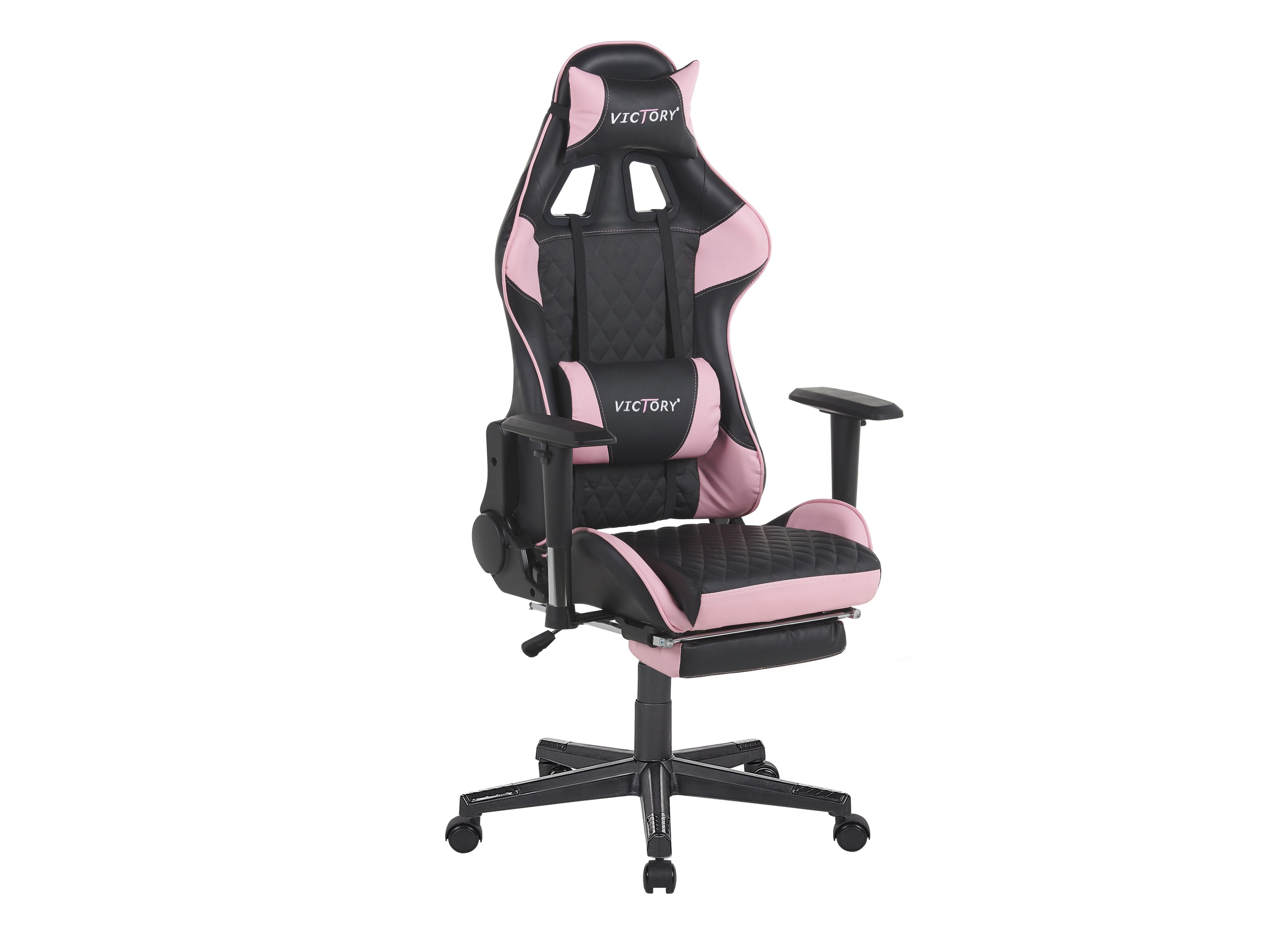 Gaming stol Berwyn 183 (Črna + Roza)