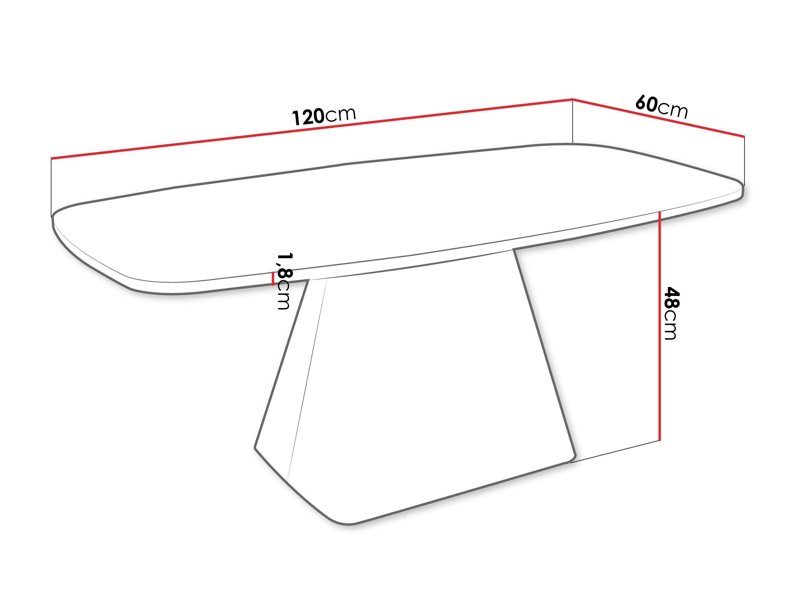 Klubska mizica Oswego 158 (Beli marmor + Kašmir)