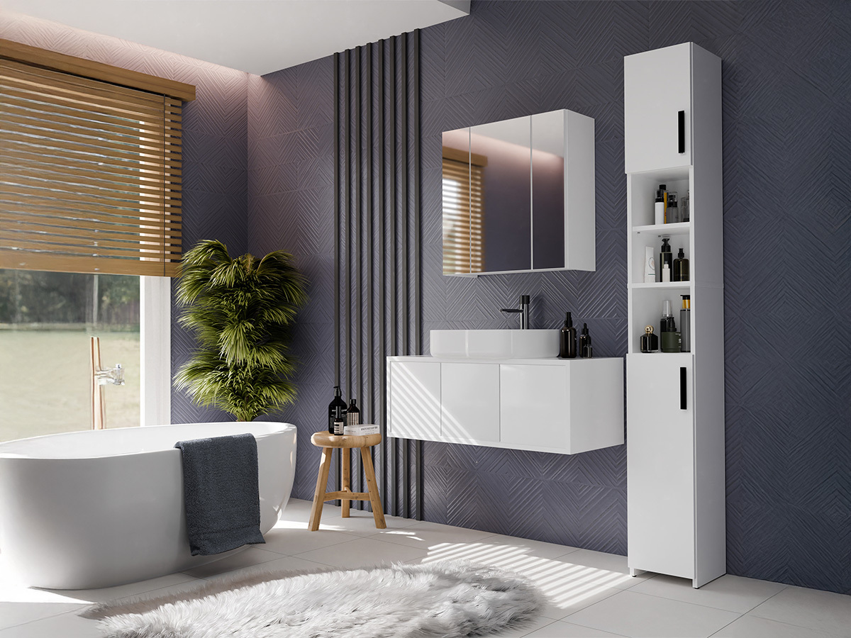 Kopalniška omarica z ogledalom Mandeville 343