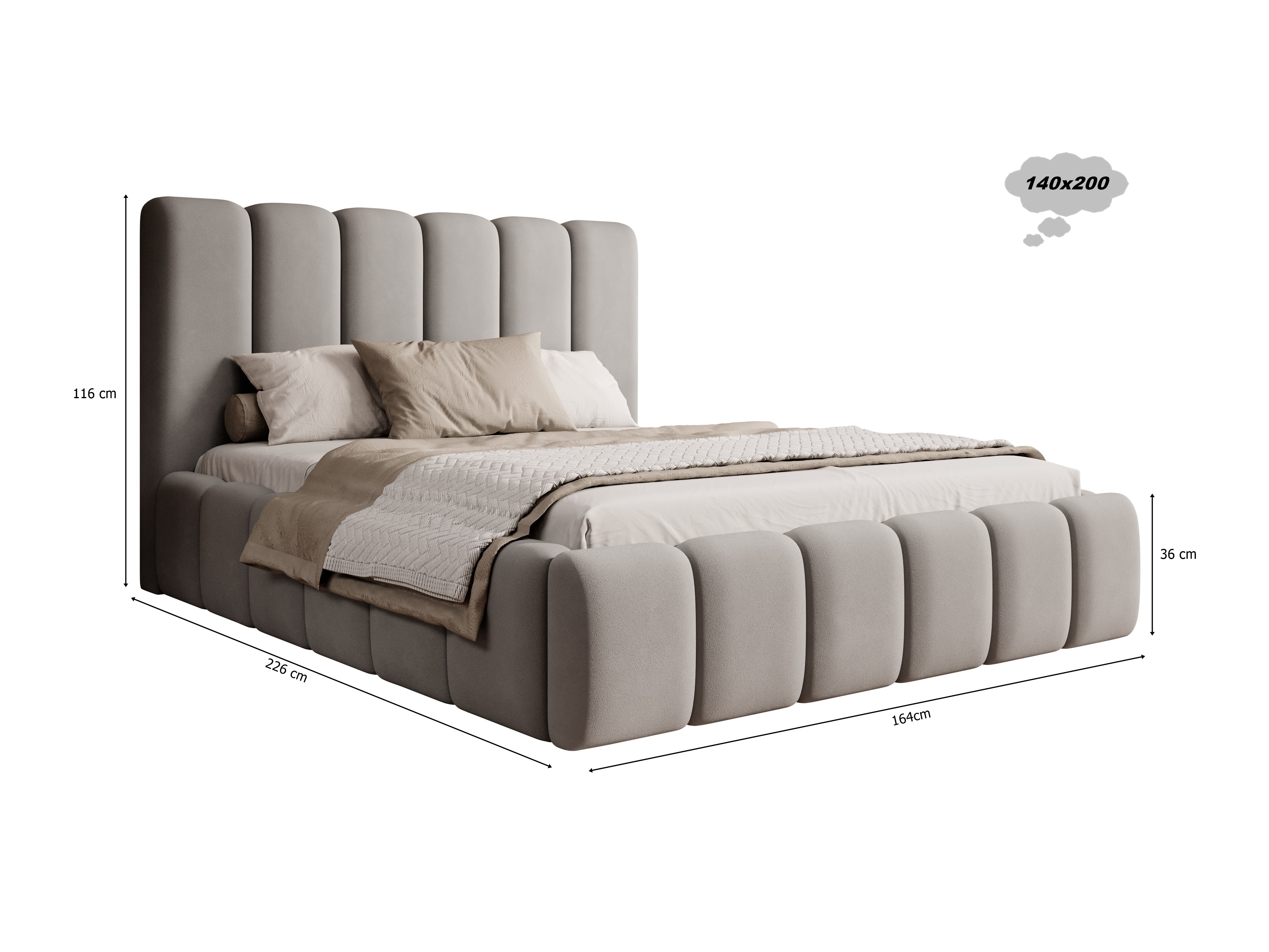 Postelja Hesperia 103 (Magic Velvet 2240)