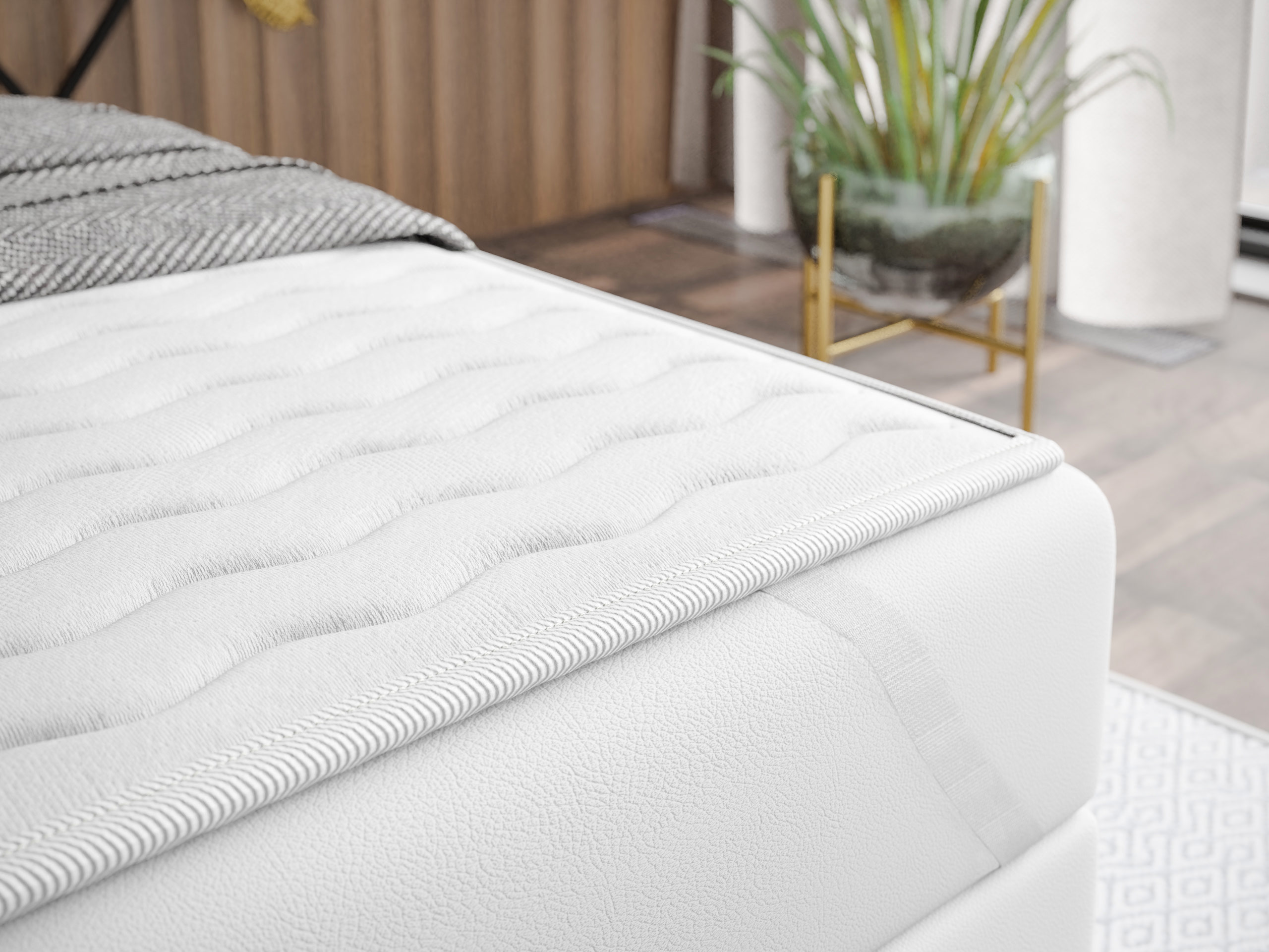 Boxspring postelja Hortulus II (Mikrofaza 34)