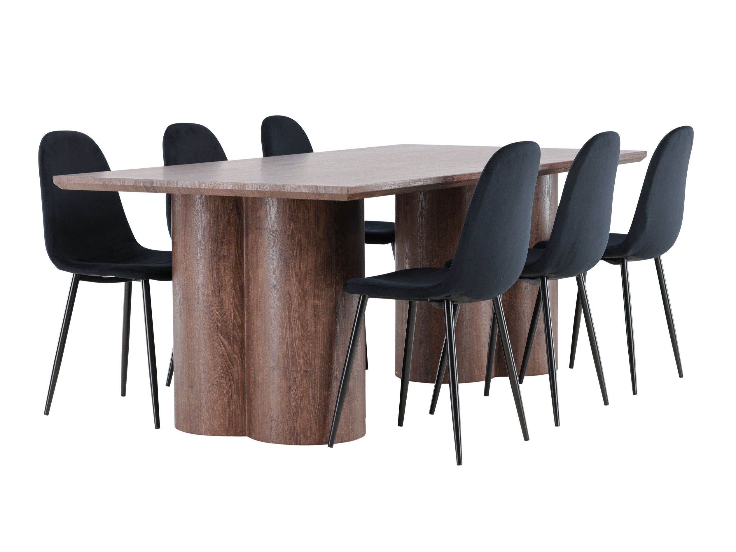 Jedilniški komplet Dallas 4959 (Črna)