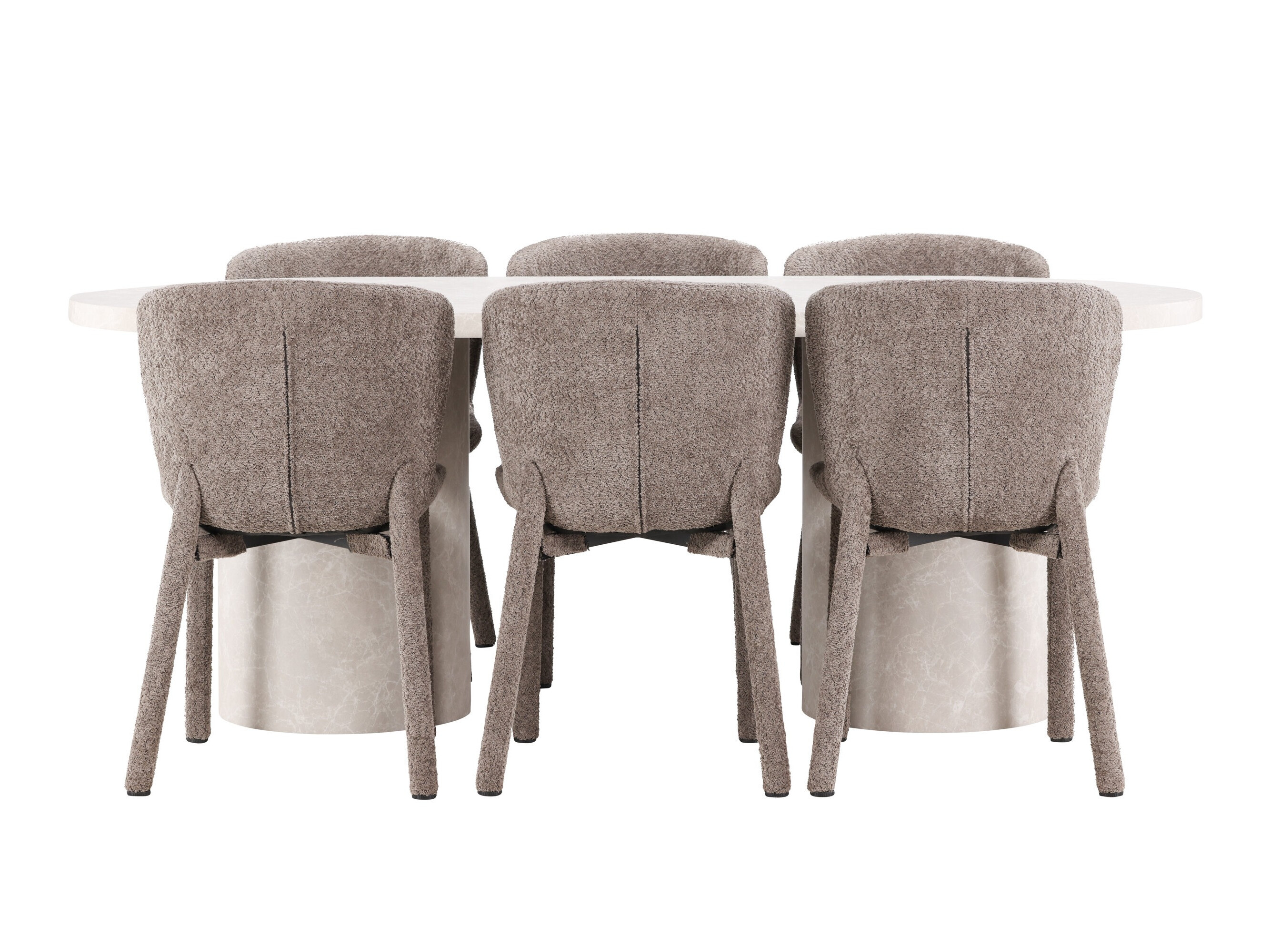 Jedilniški komplet Dallas 4969 (Rjava)