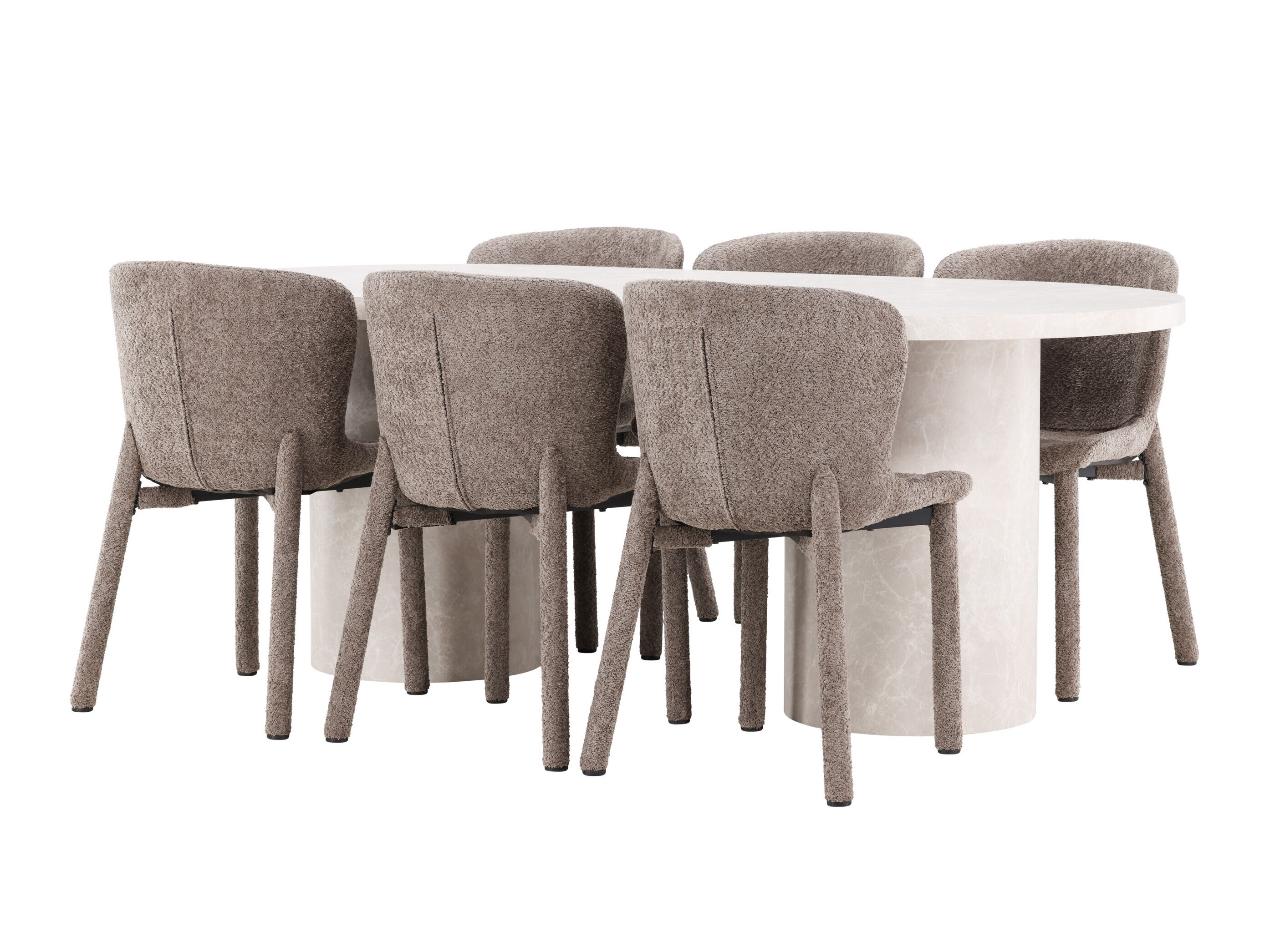 Jedilniški komplet Dallas 4969 (Rjava)