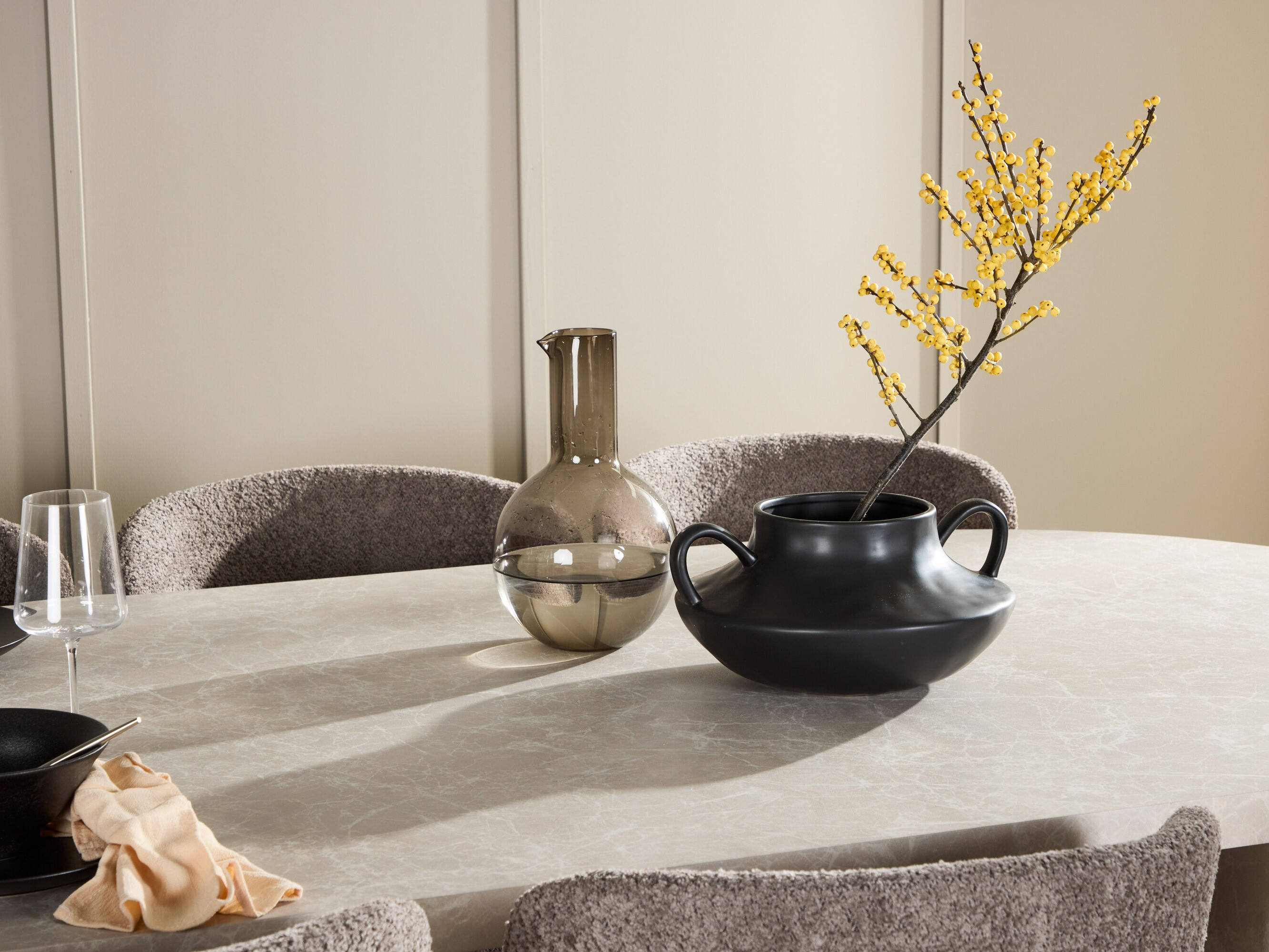 Jedilniški komplet Dallas 4969 (Rjava)