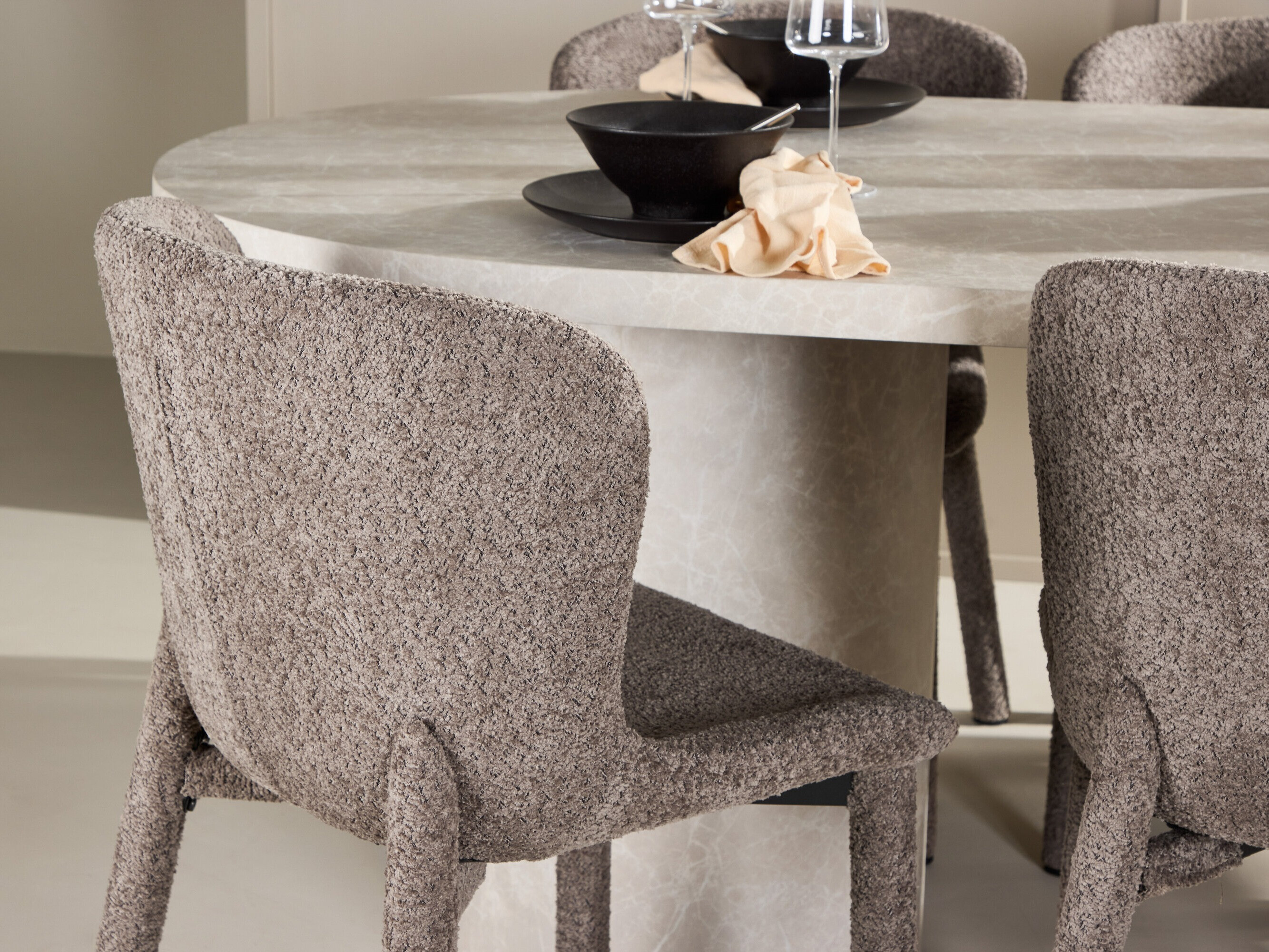 Jedilniški komplet Dallas 4969 (Rjava)