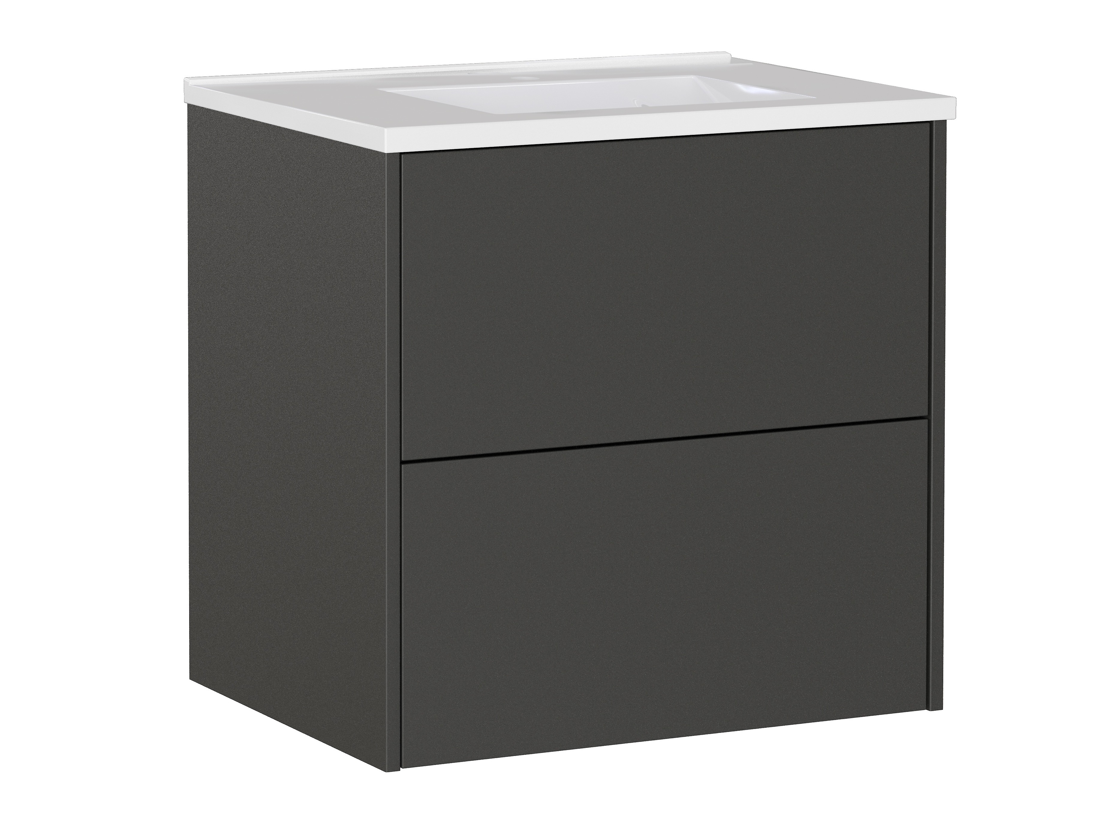 Viseča kopalniška omarica za umivalnik Sacramento 522 (Grafit)