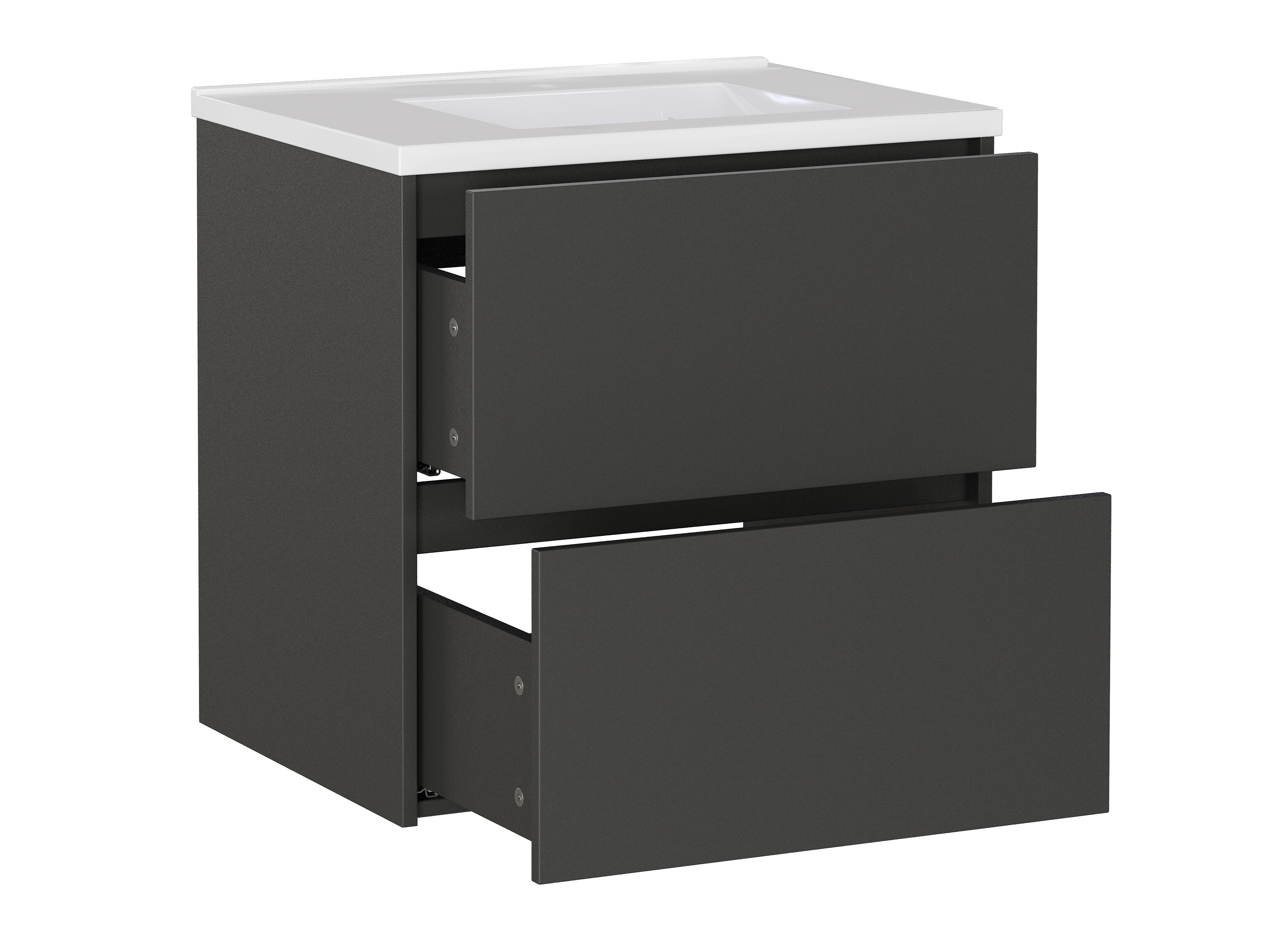 Viseča kopalniška omarica za umivalnik Sacramento 522 (Grafit)