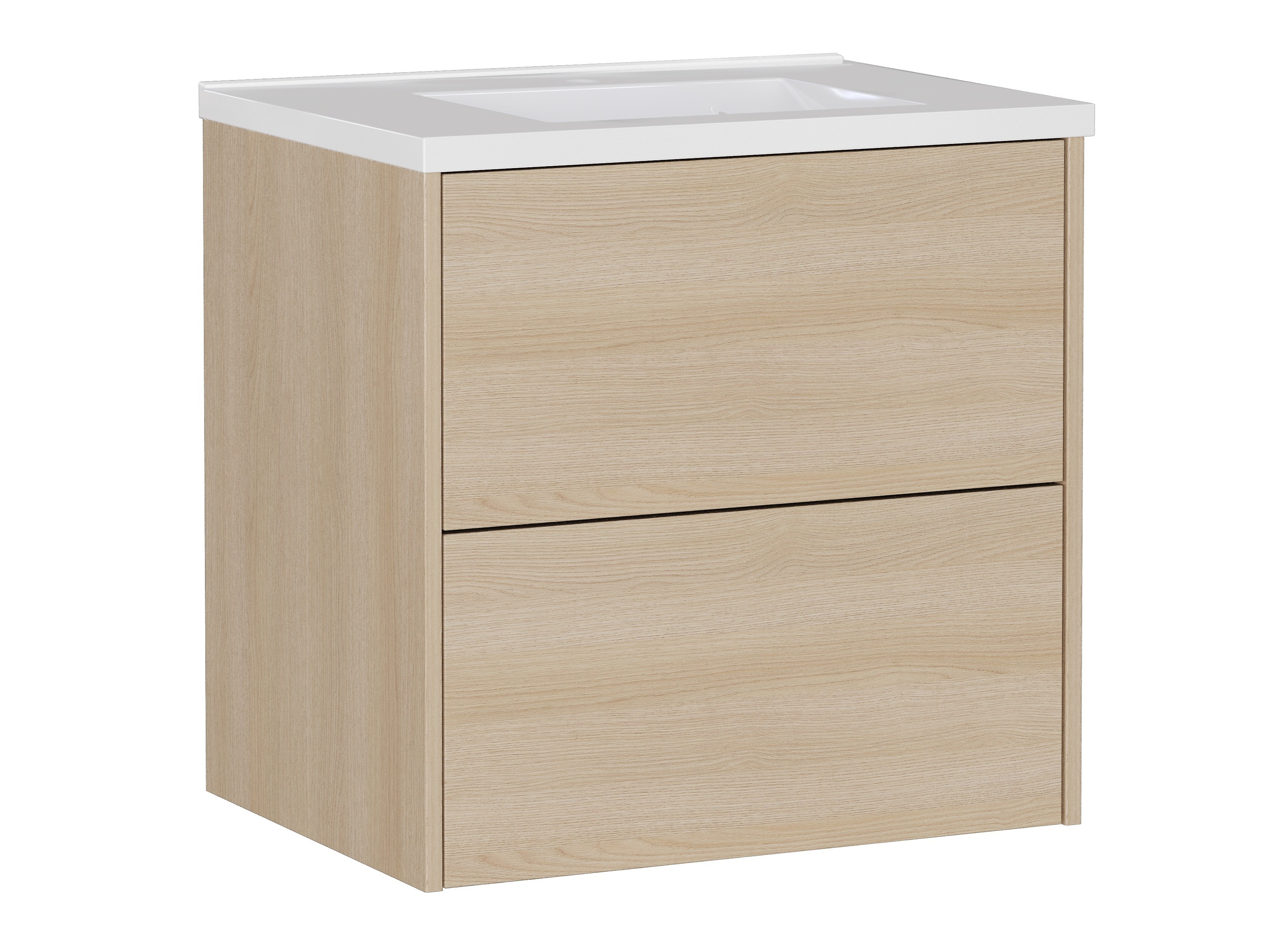 Viseča kopalniška omarica za umivalnik Sacramento 522 (Hrast)