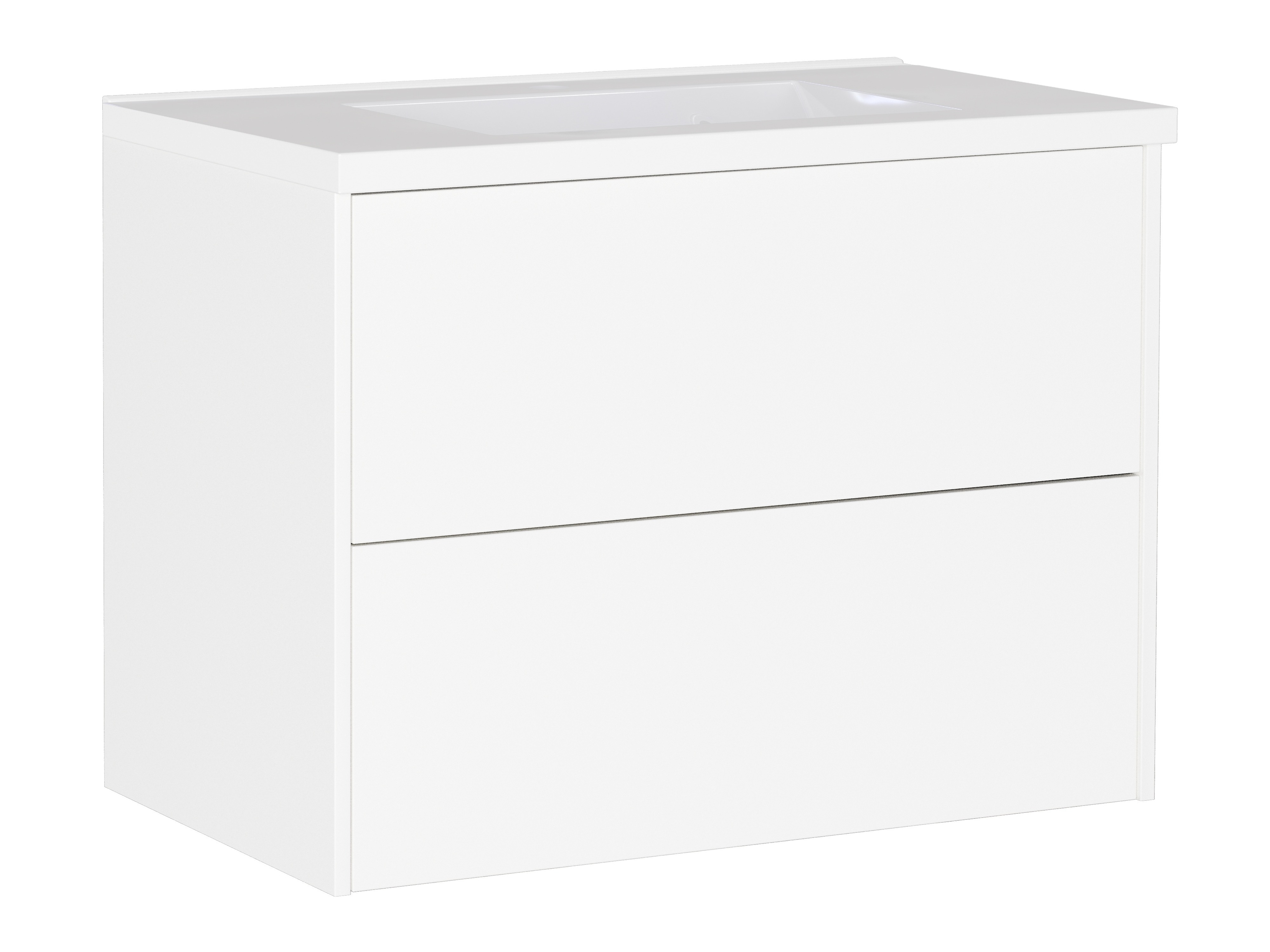 Viseča kopalniška omarica za umivalnik Sacramento 523 (Bela)