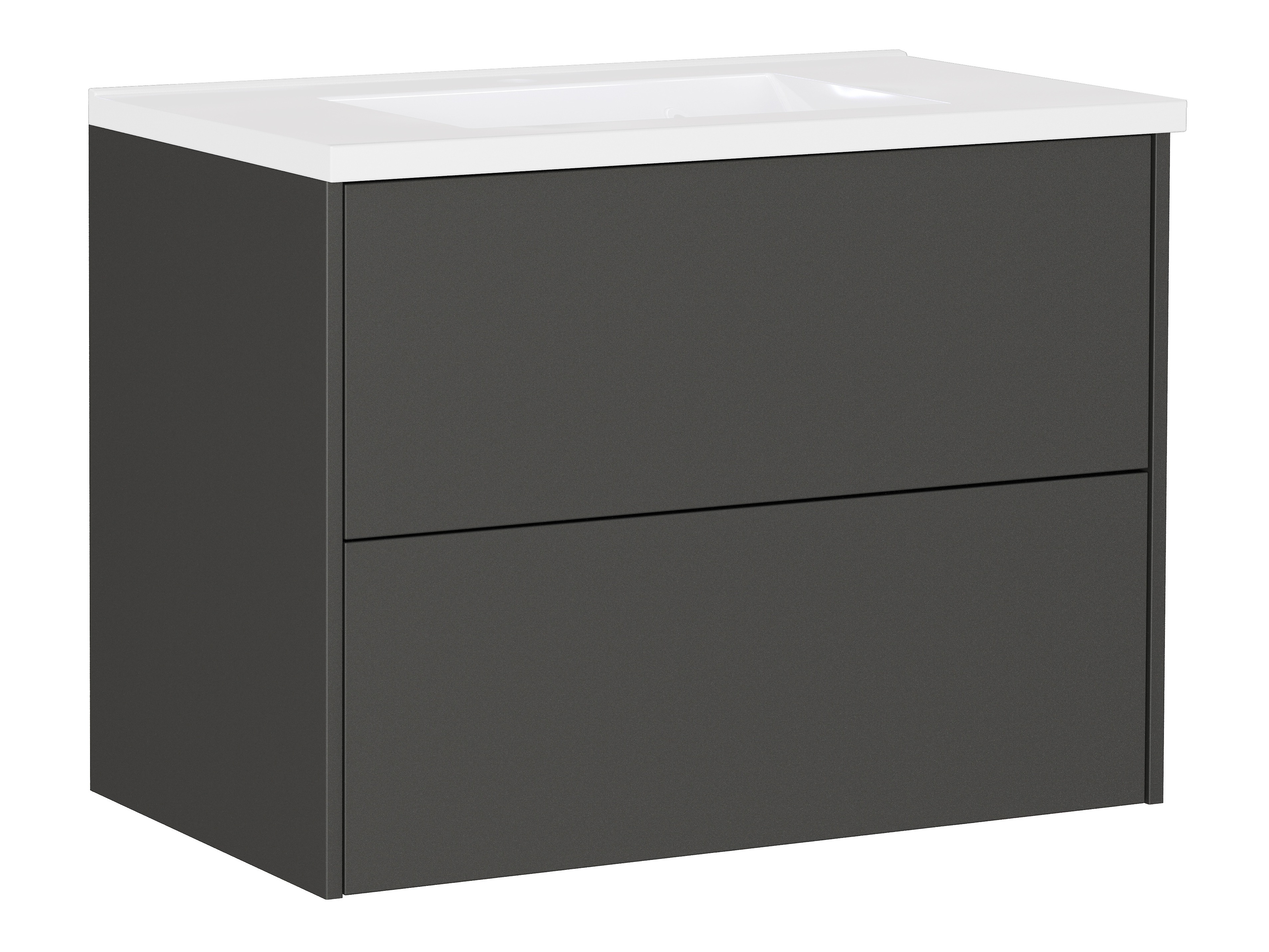 Viseča kopalniška omarica za umivalnik Sacramento 523 (Grafit)