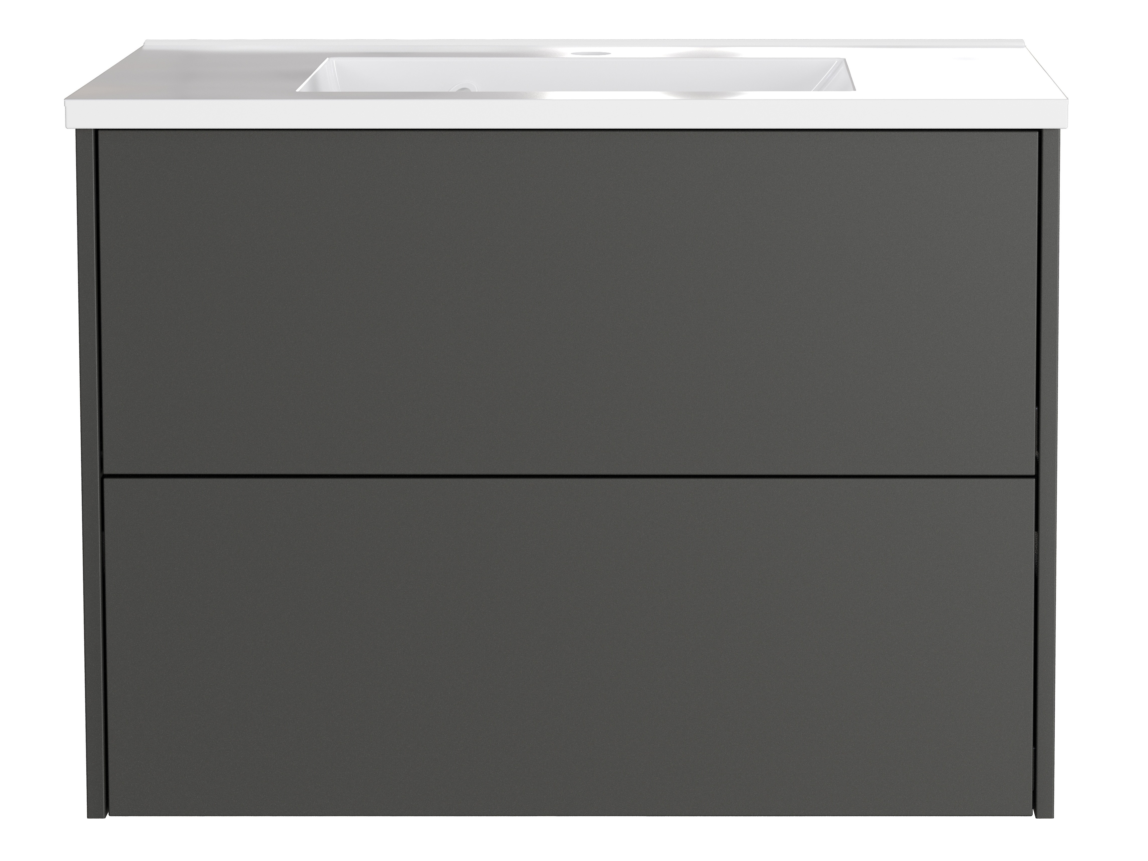 Viseča kopalniška omarica za umivalnik Sacramento 523 (Grafit)