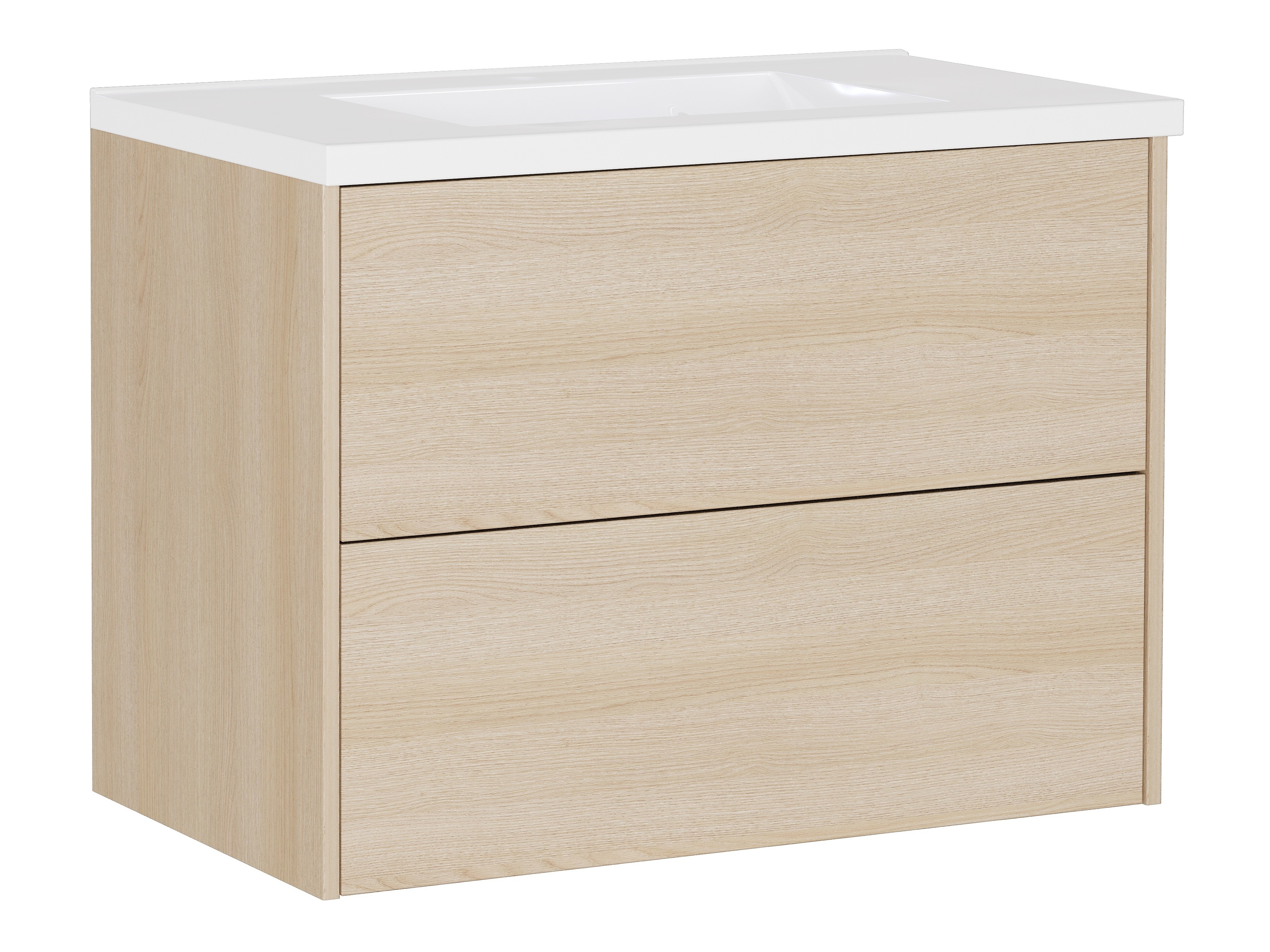 Viseča kopalniška omarica za umivalnik Sacramento 523 (Hrast)