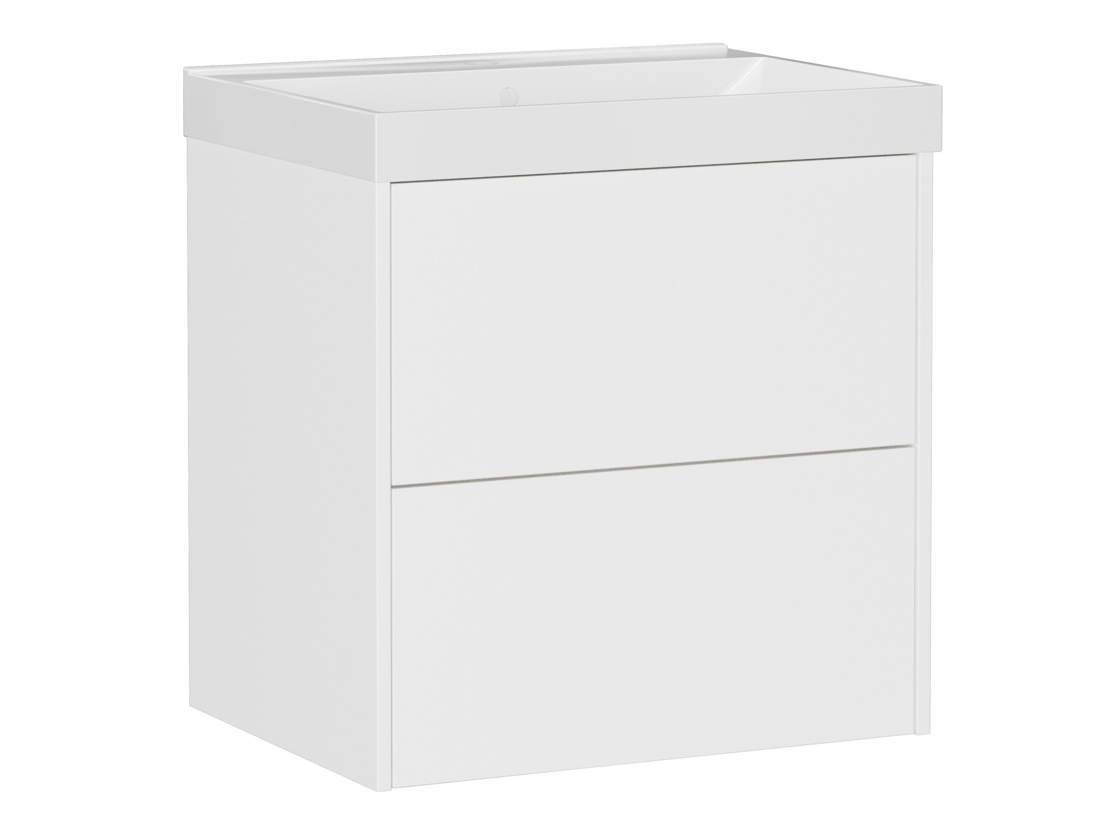 Viseča kopalniška omarica za umivalnik Sacramento 524 (Bela)