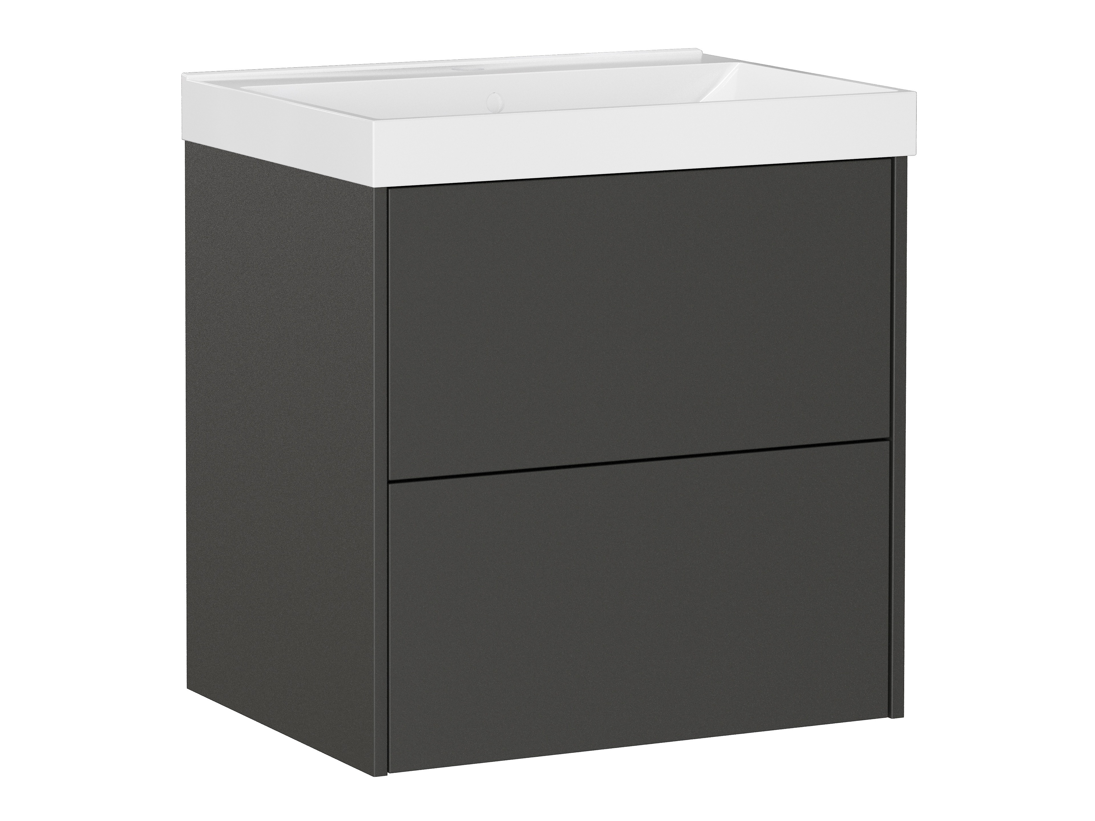 Viseča kopalniška omarica za umivalnik Sacramento 524 (Grafit)