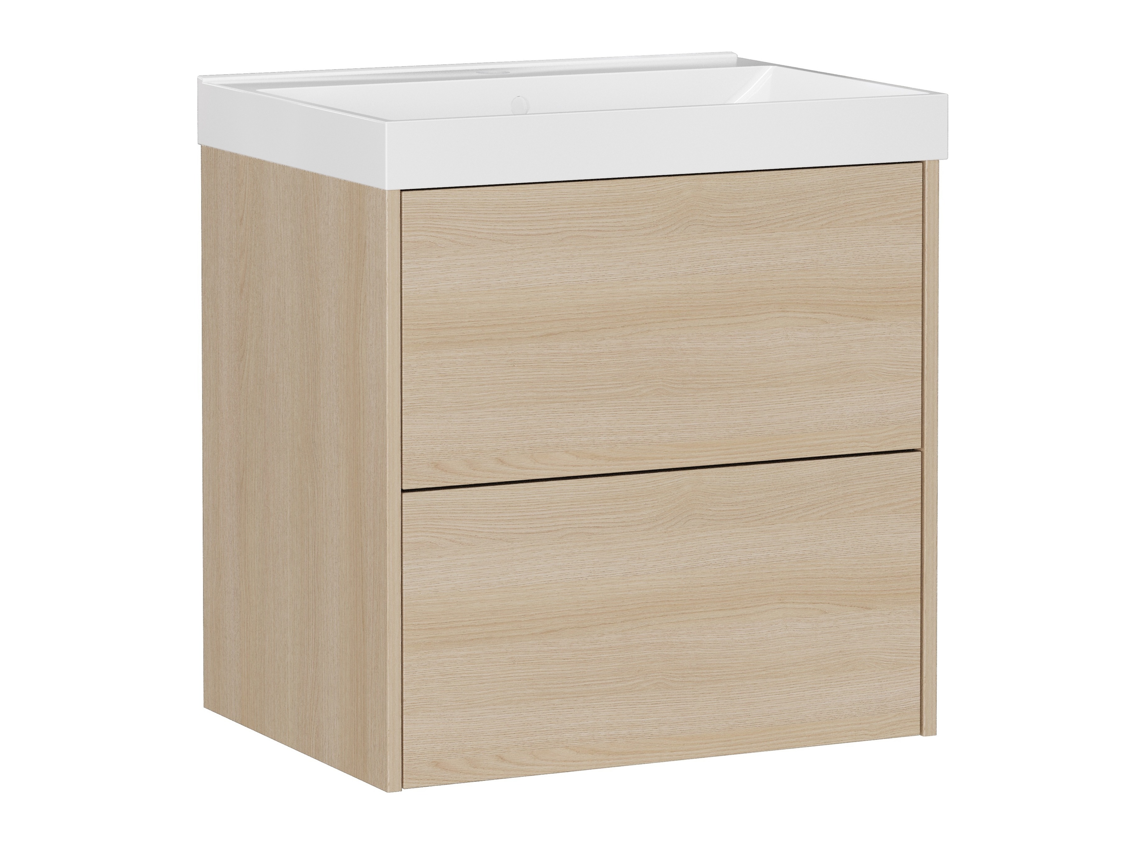 Viseča kopalniška omarica za umivalnik Sacramento 524 (Hrast)