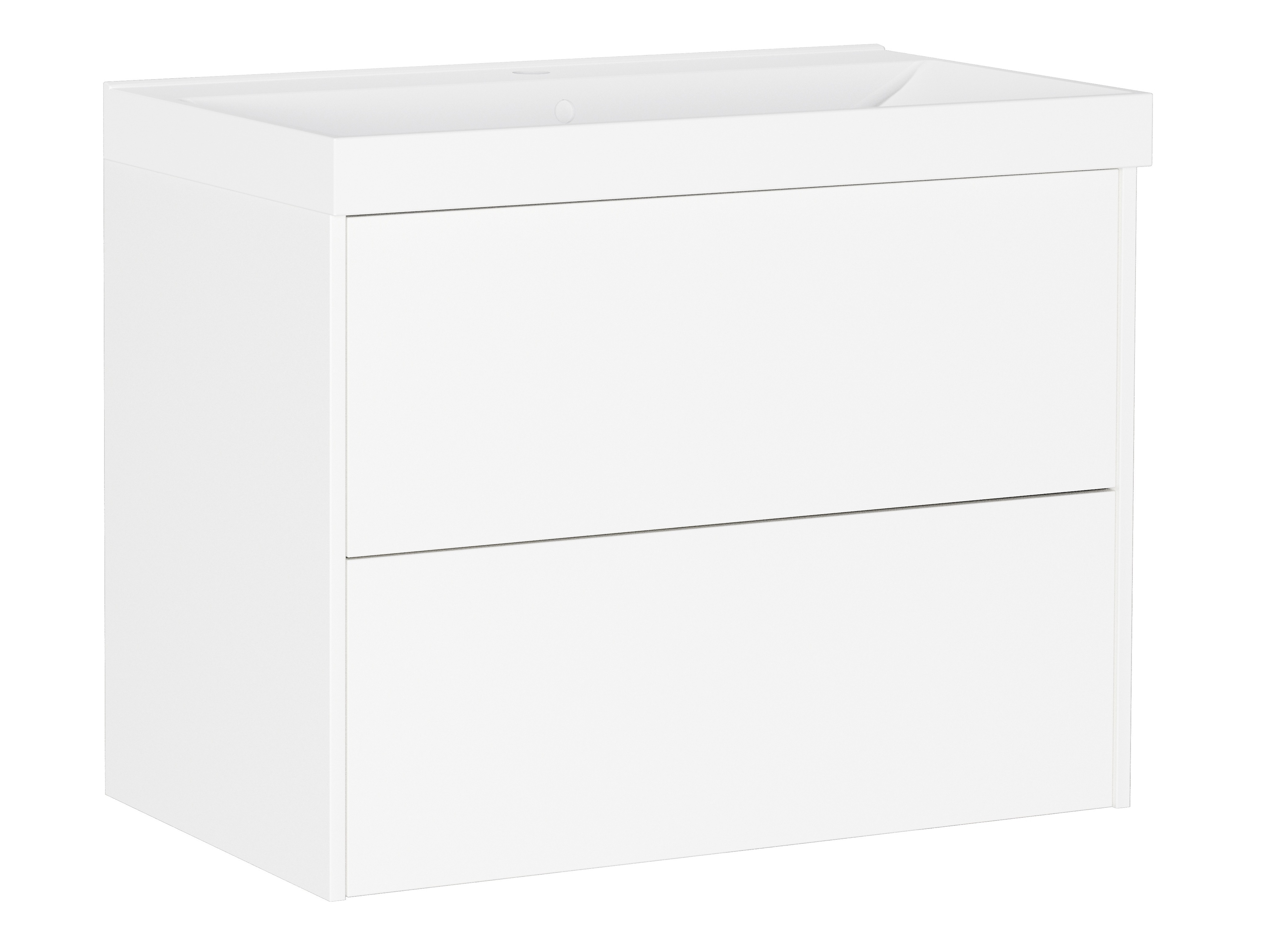 Viseča kopalniška omarica za umivalnik Sacramento 525 (Bela)