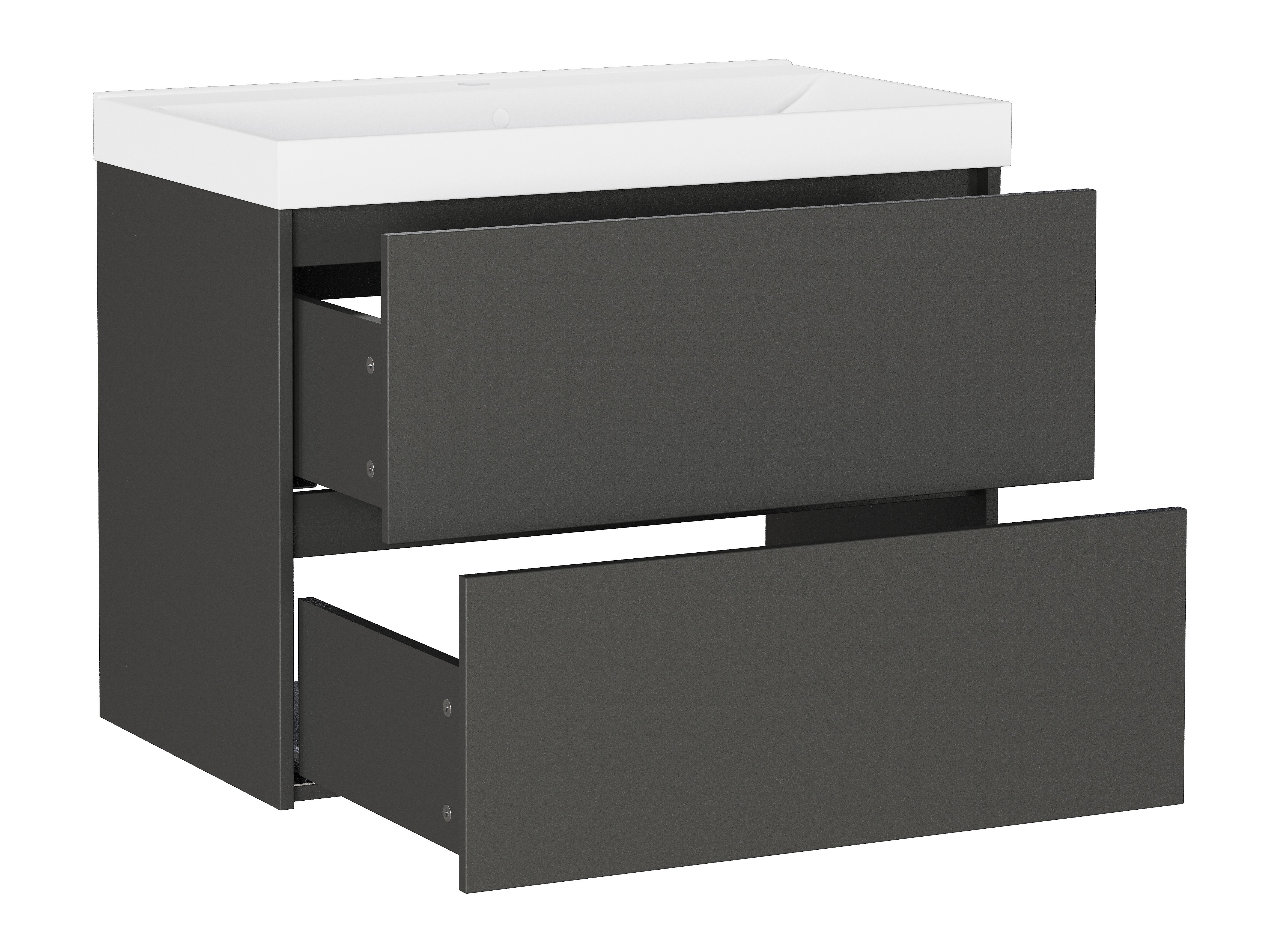 Viseča kopalniška omarica za umivalnik Sacramento 525 (Grafit)