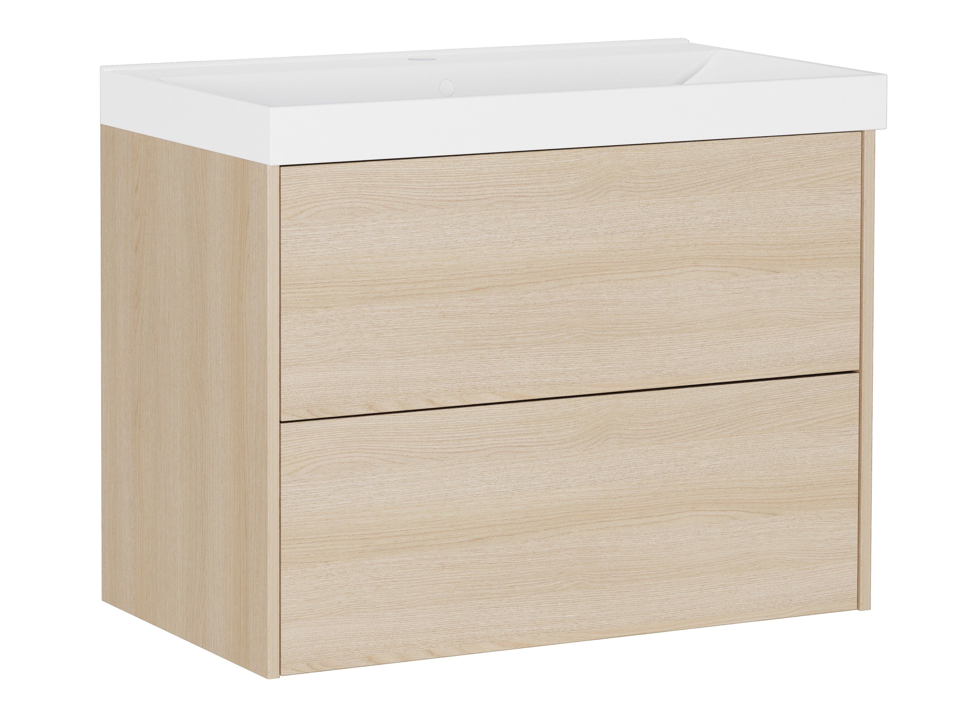 Viseča kopalniška omarica za umivalnik Sacramento 525 (Hrast)