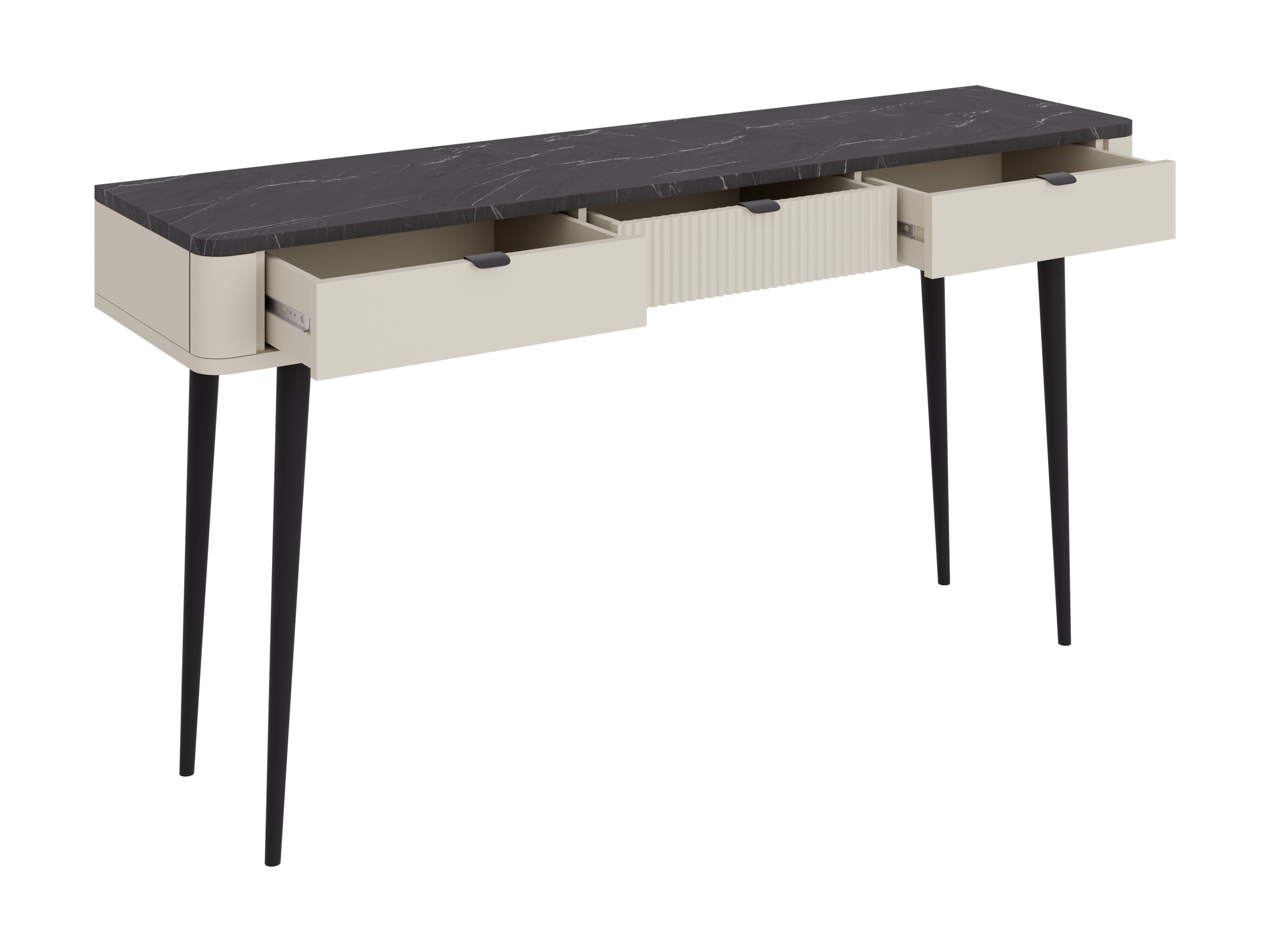 Komplet za domačo pisarno Lufela 123 (Kašmir + Sivi marmor)