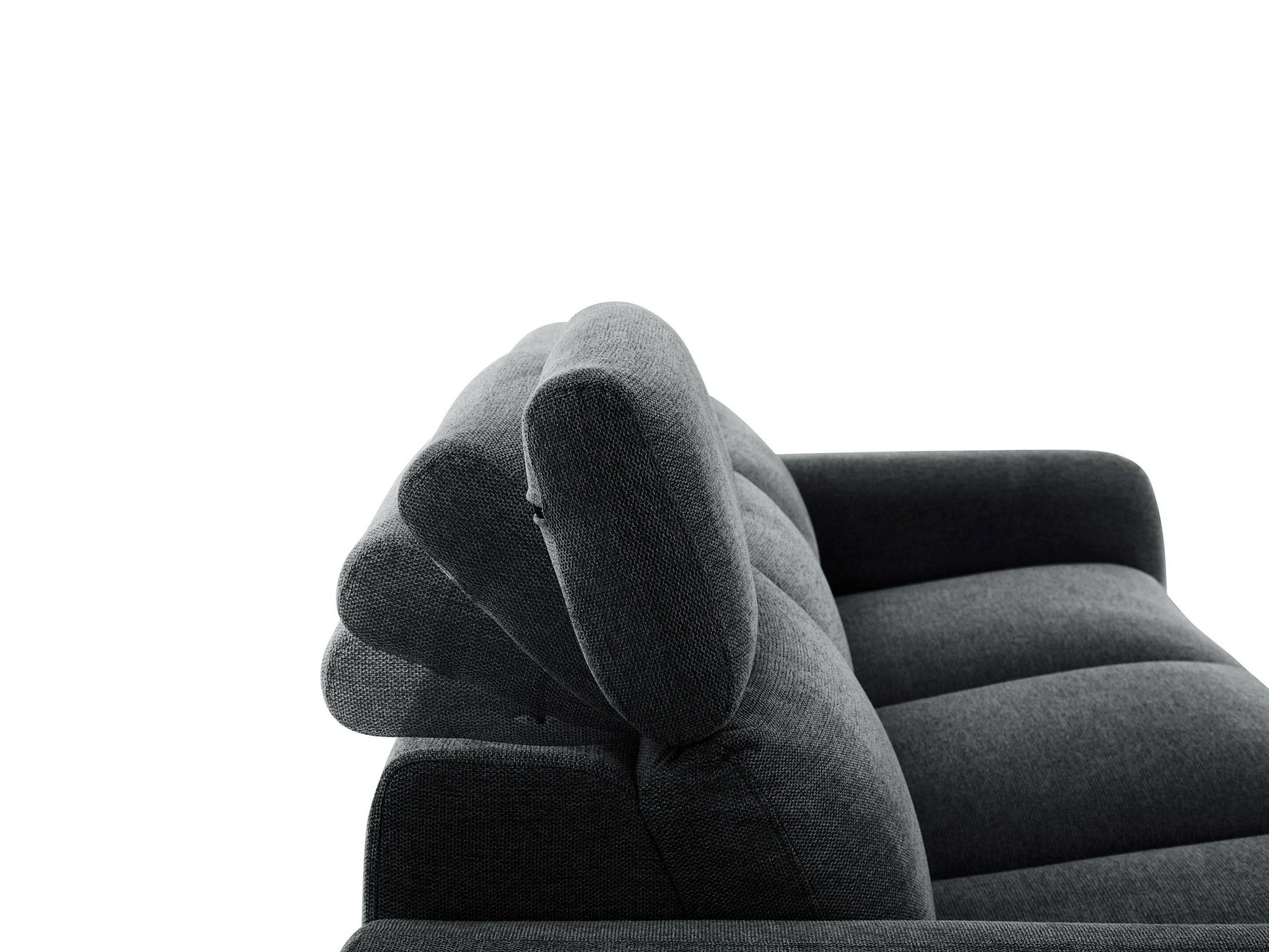 Kotna garnitura s počivalnikom Denton 1510 (Antracit)