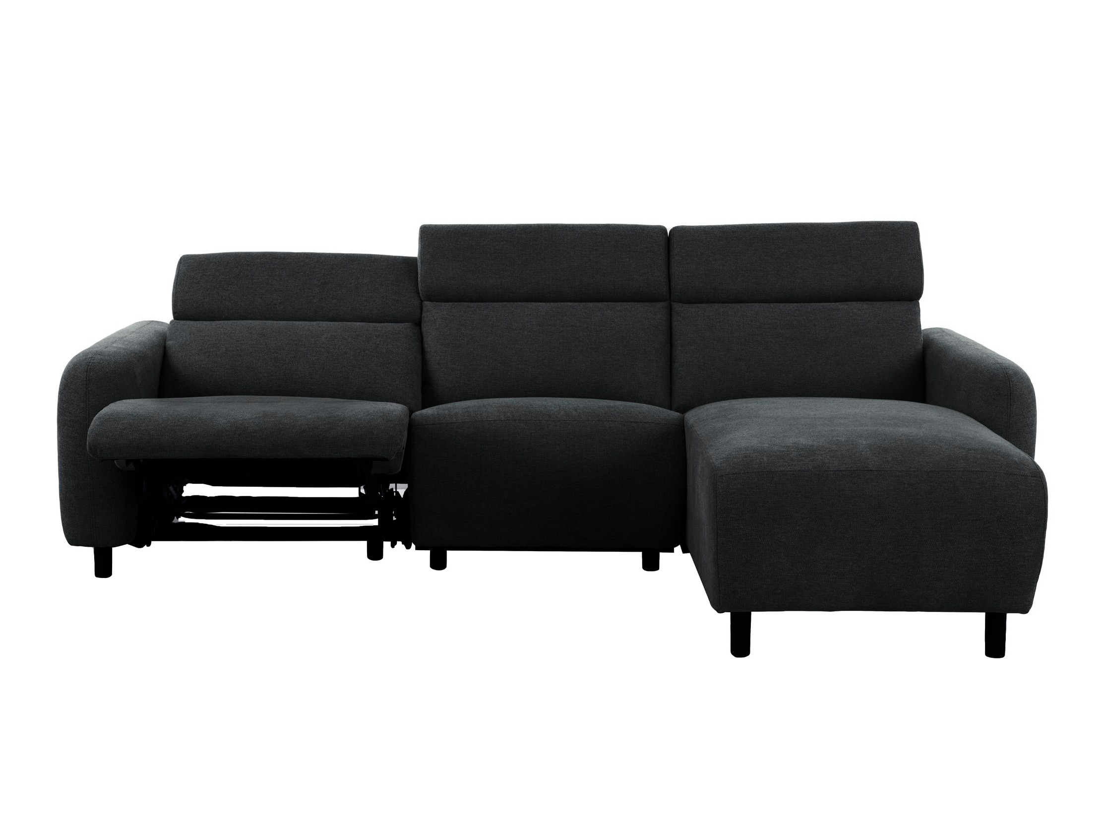 Kotna garnitura s počivalnikom Denton 1510 (Antracit)