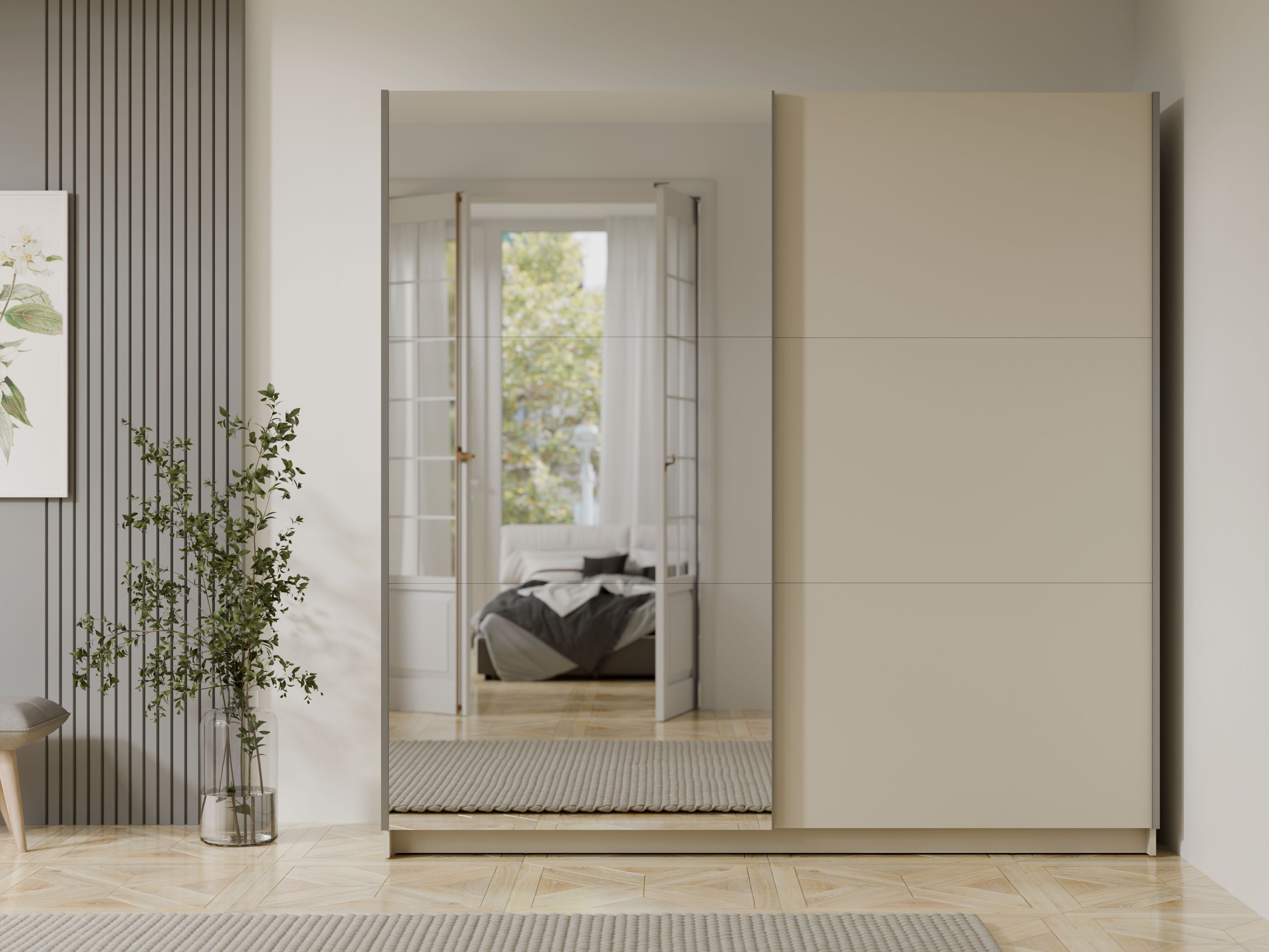 Garderobna omara Baytown 137 (Bež)