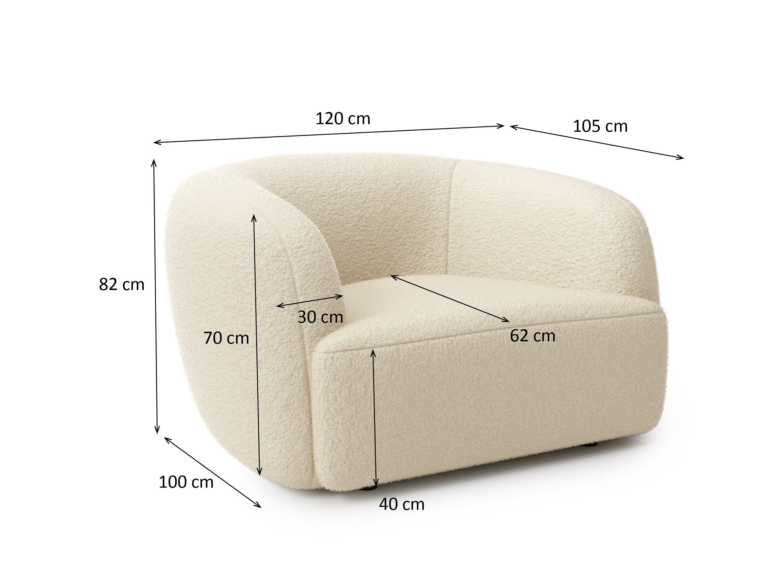 Fotelj Rosemead 100 (New or Never 02)
