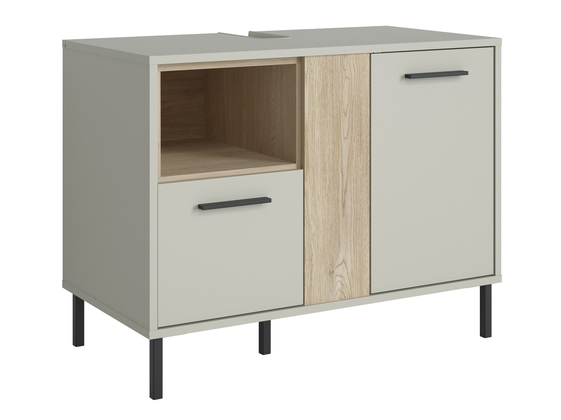 Prostostoječa kopalniška omarica za umivalnik Camelbu 100