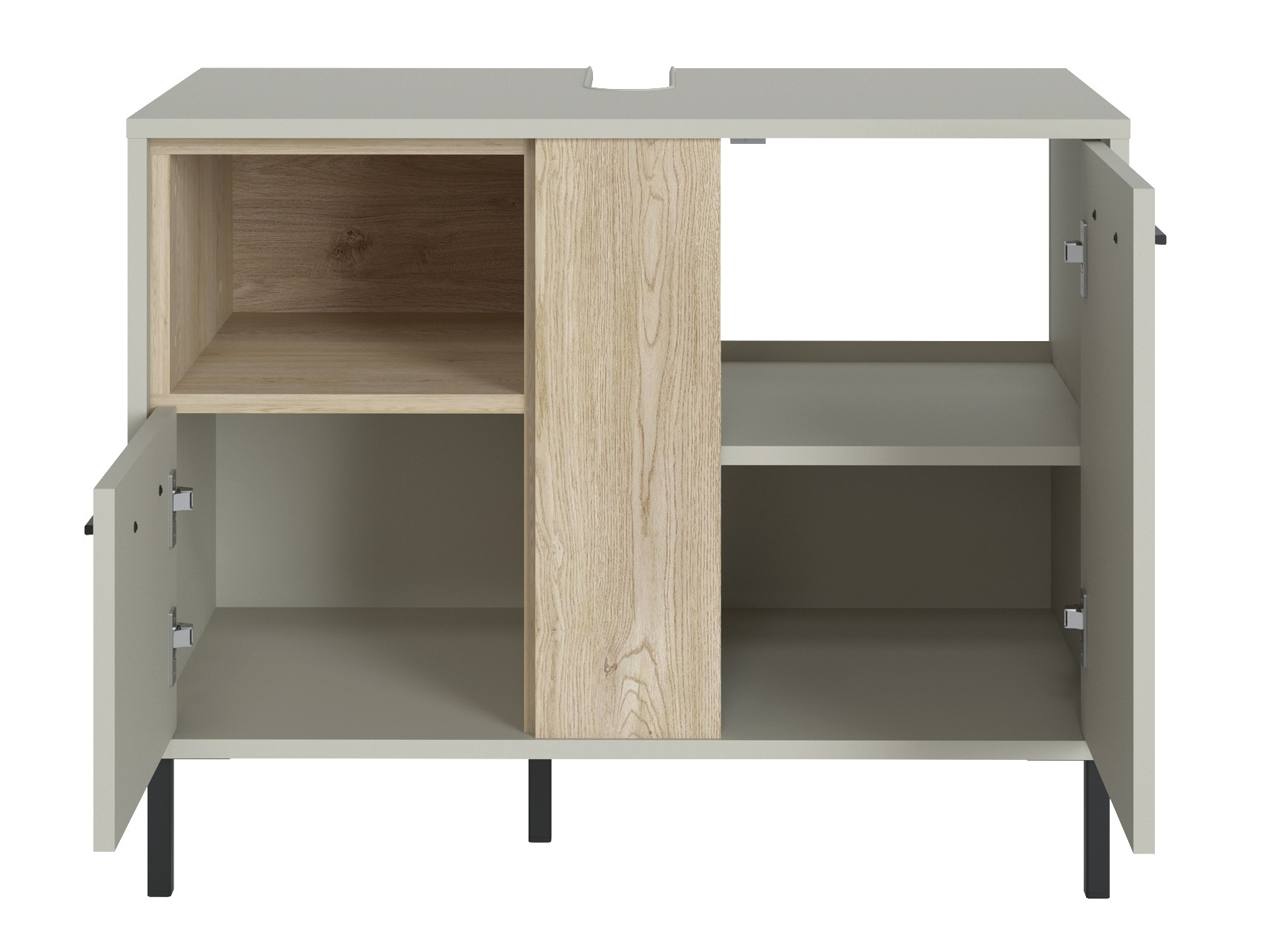 Prostostoječa kopalniška omarica za umivalnik Camelbu 100